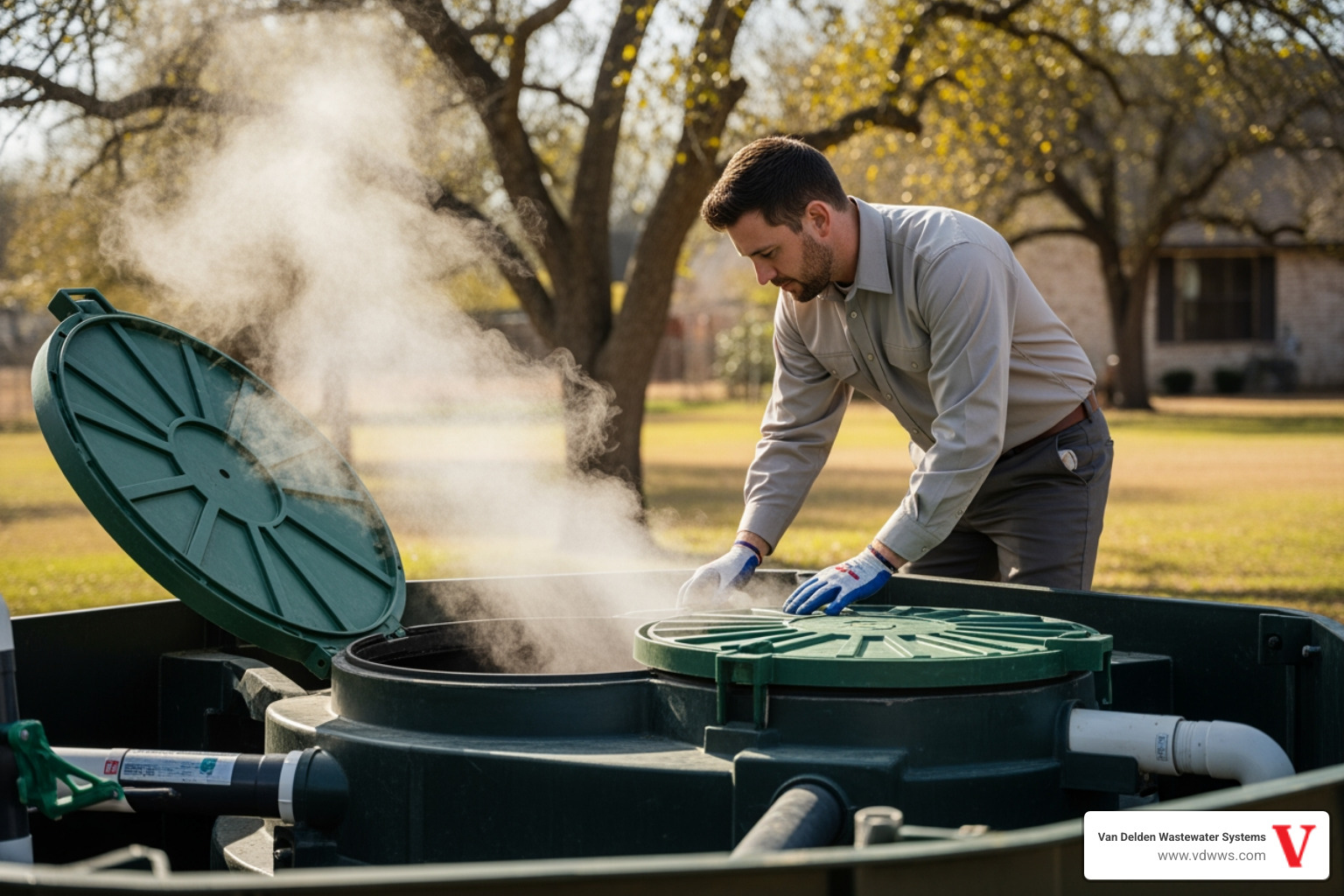 Septic System Repairs Making Odor in Sisterdale TX: Top Fix
