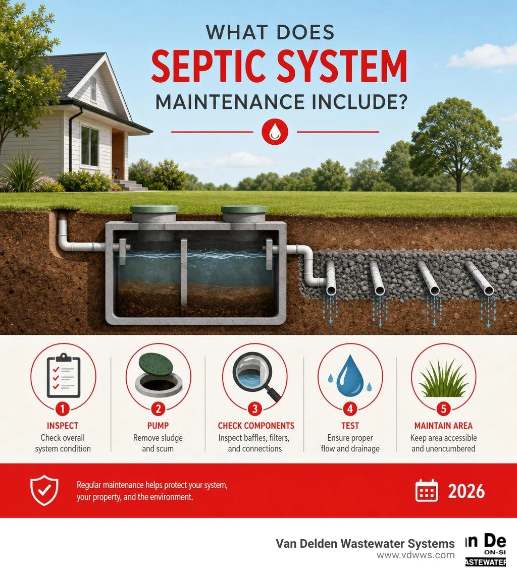 What Does Septic System Maintenance Include? 7 Essential Tips
