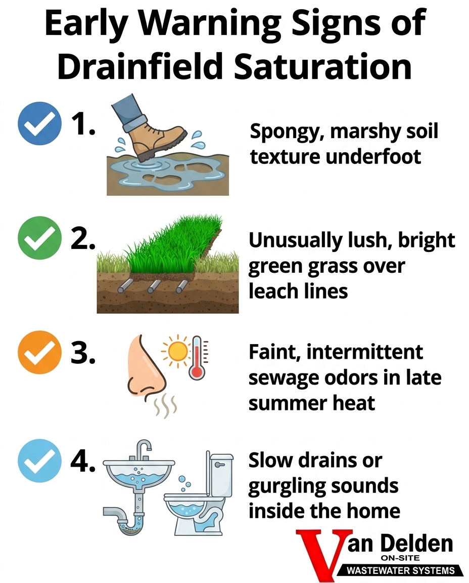 Early Warning Signs of Drainfield Saturation