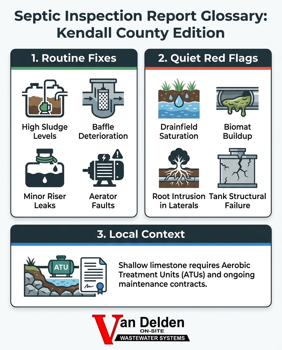 Septic Inspection Report Glossary: Kendall County Edition