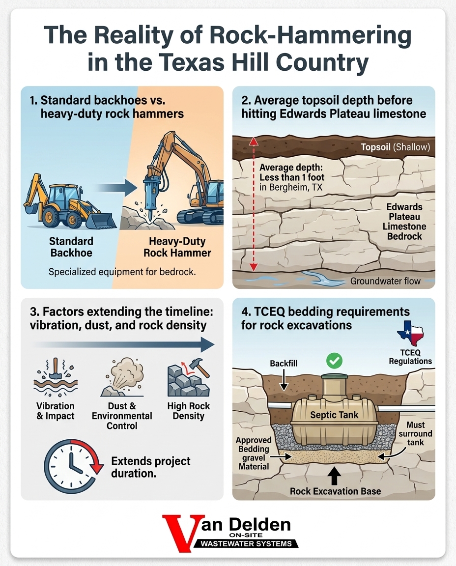 The Reality of Rock-Hammering in the Texas Hill Country
