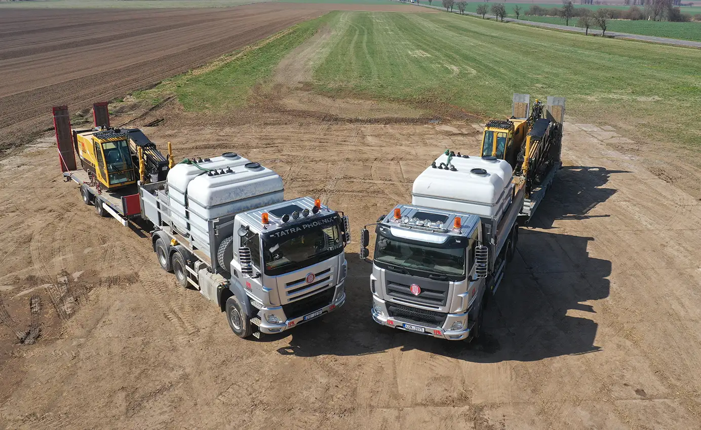 Realizace řízených a neřízených protlaků – VPK Suchý Drilling, Zásmuky