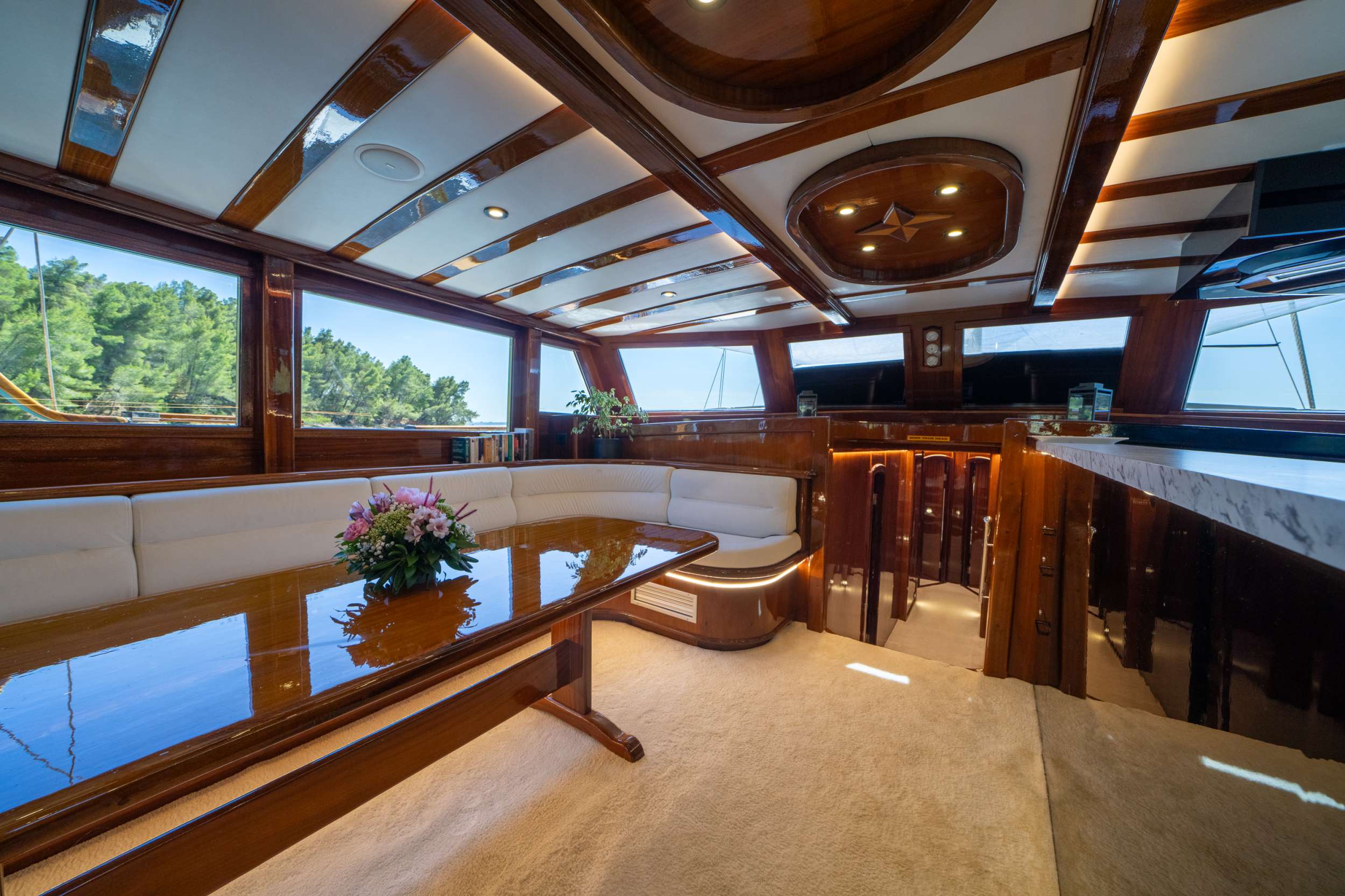 ALLURE Main Saloon and Dining Area