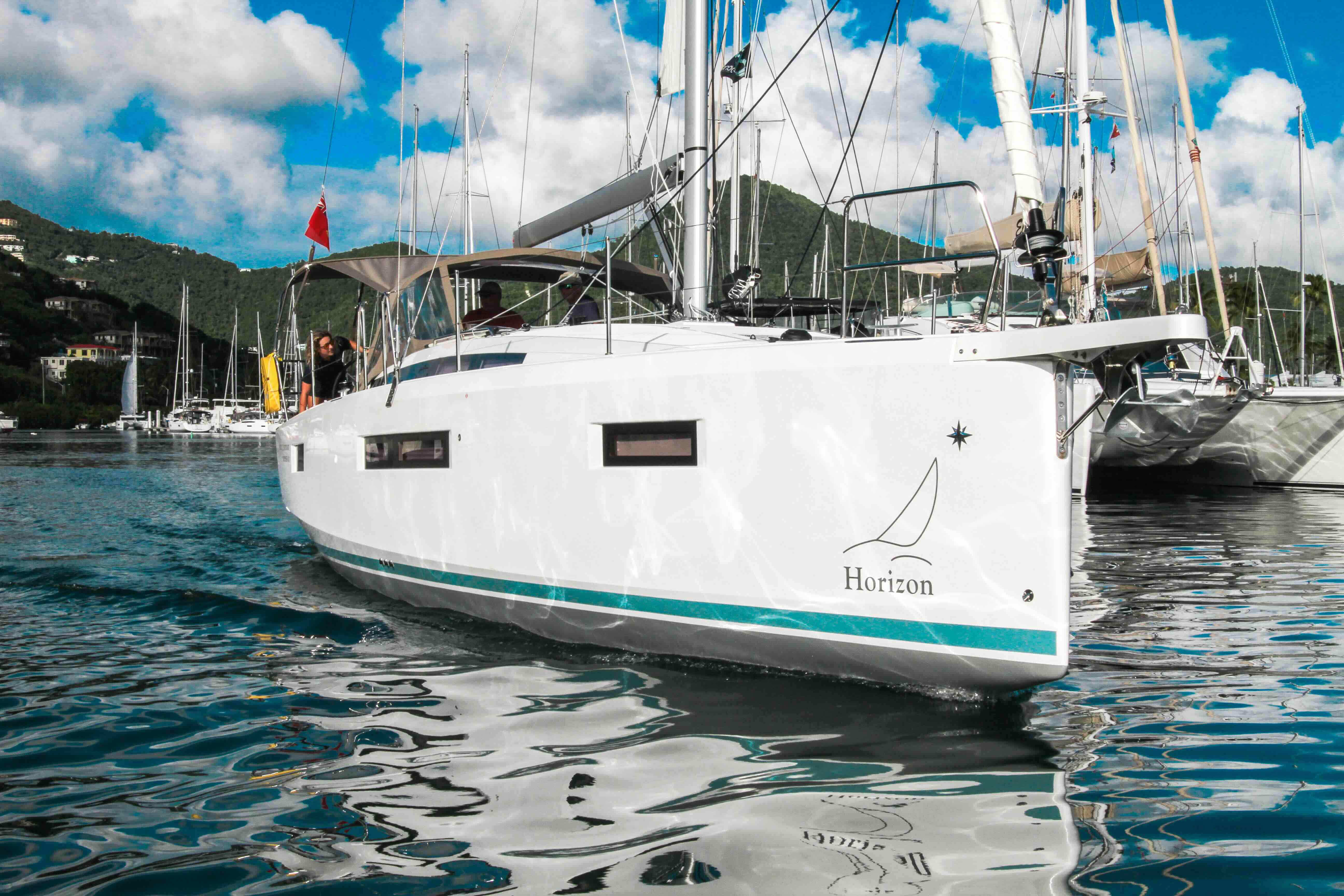 EASY SKANKING - Leaving Nanny Cay Marina