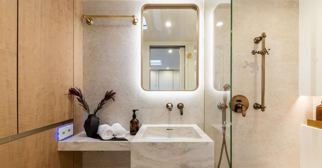 SPICE OF LIFE - Sunreef 60 Catamaran bathroom