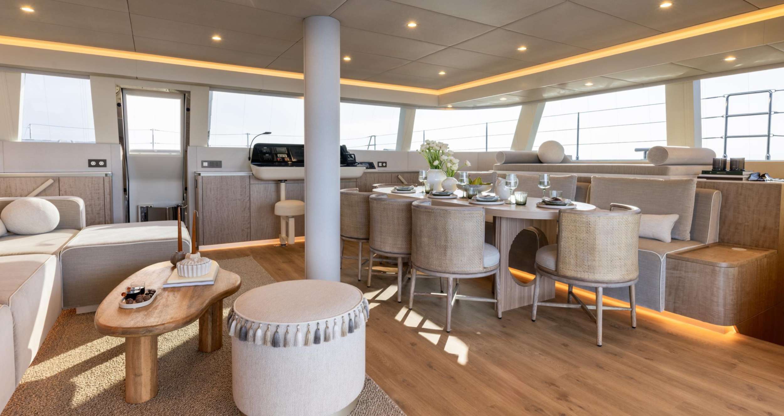SPICE OF LIFE - Sunreef 60 Catamaran Saloon