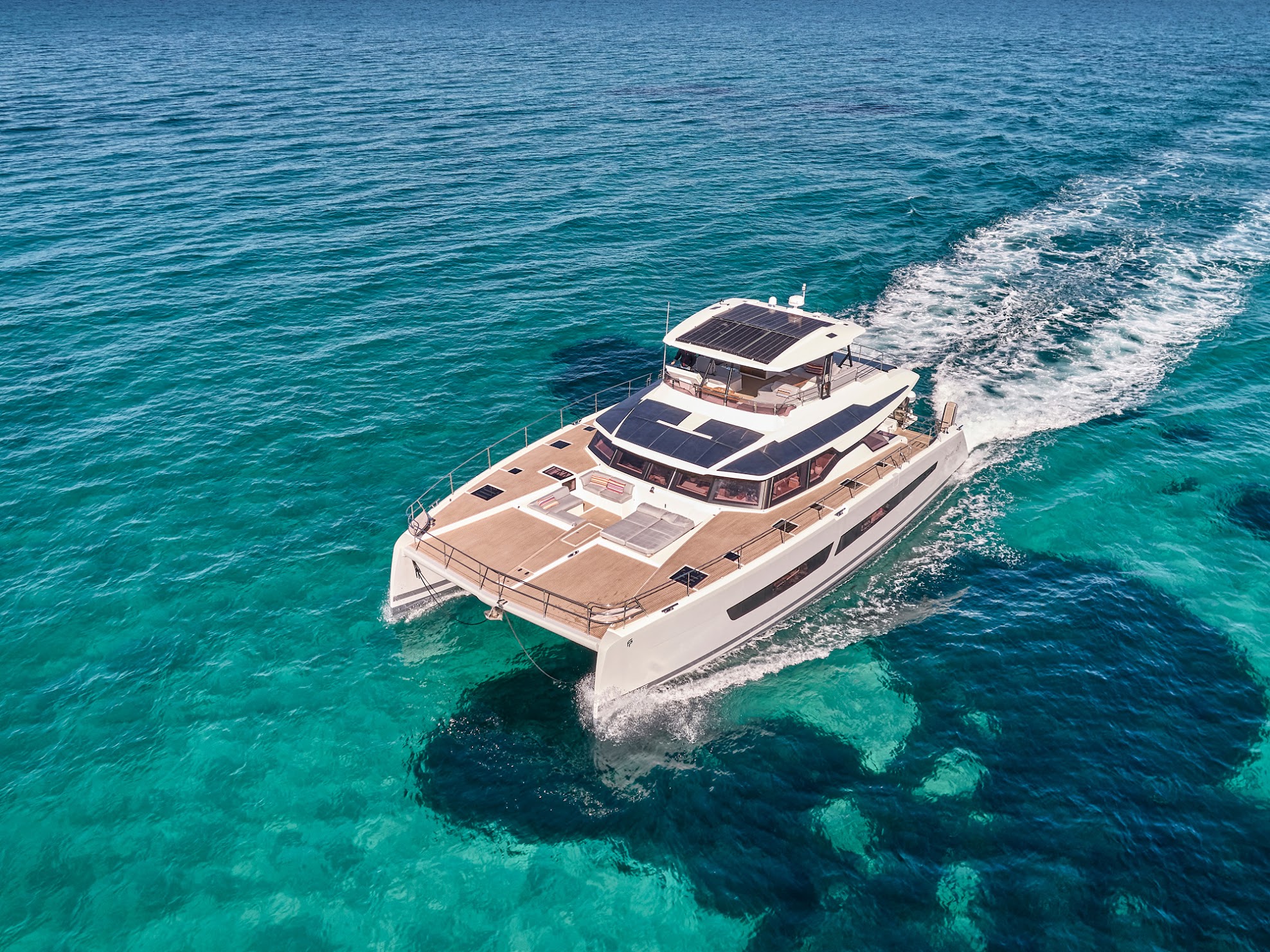 Charter a power catamaran for your honeymoon