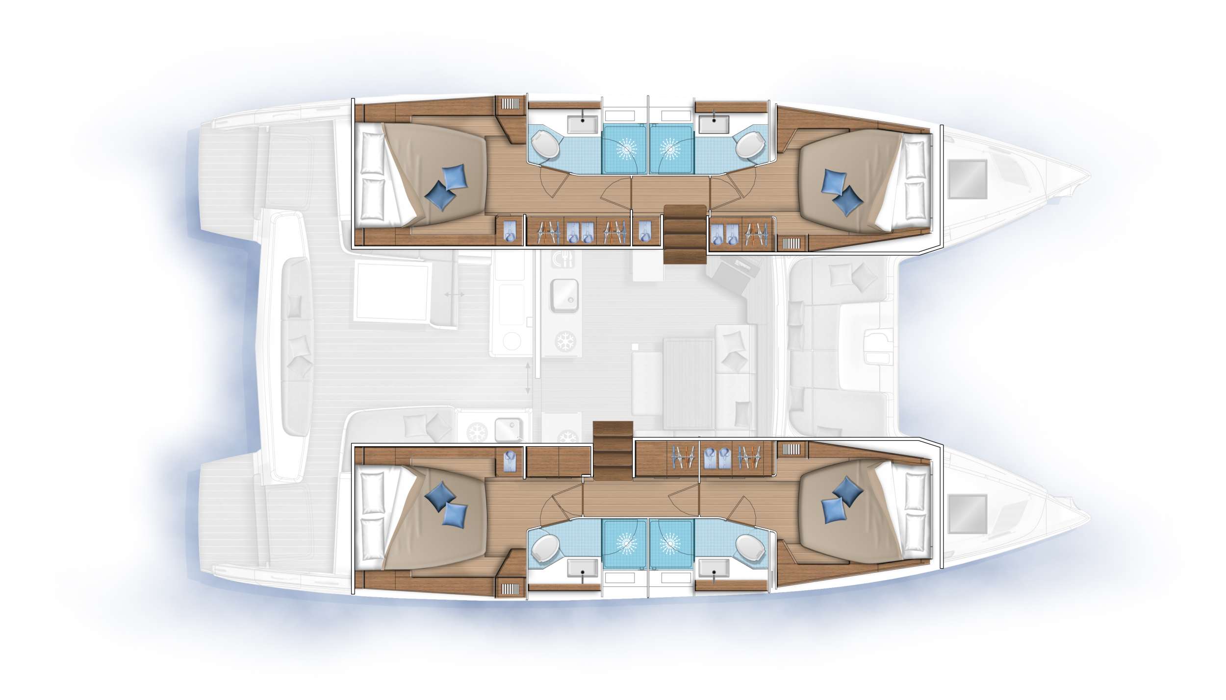 ON A WHIM III - Cabin configuration