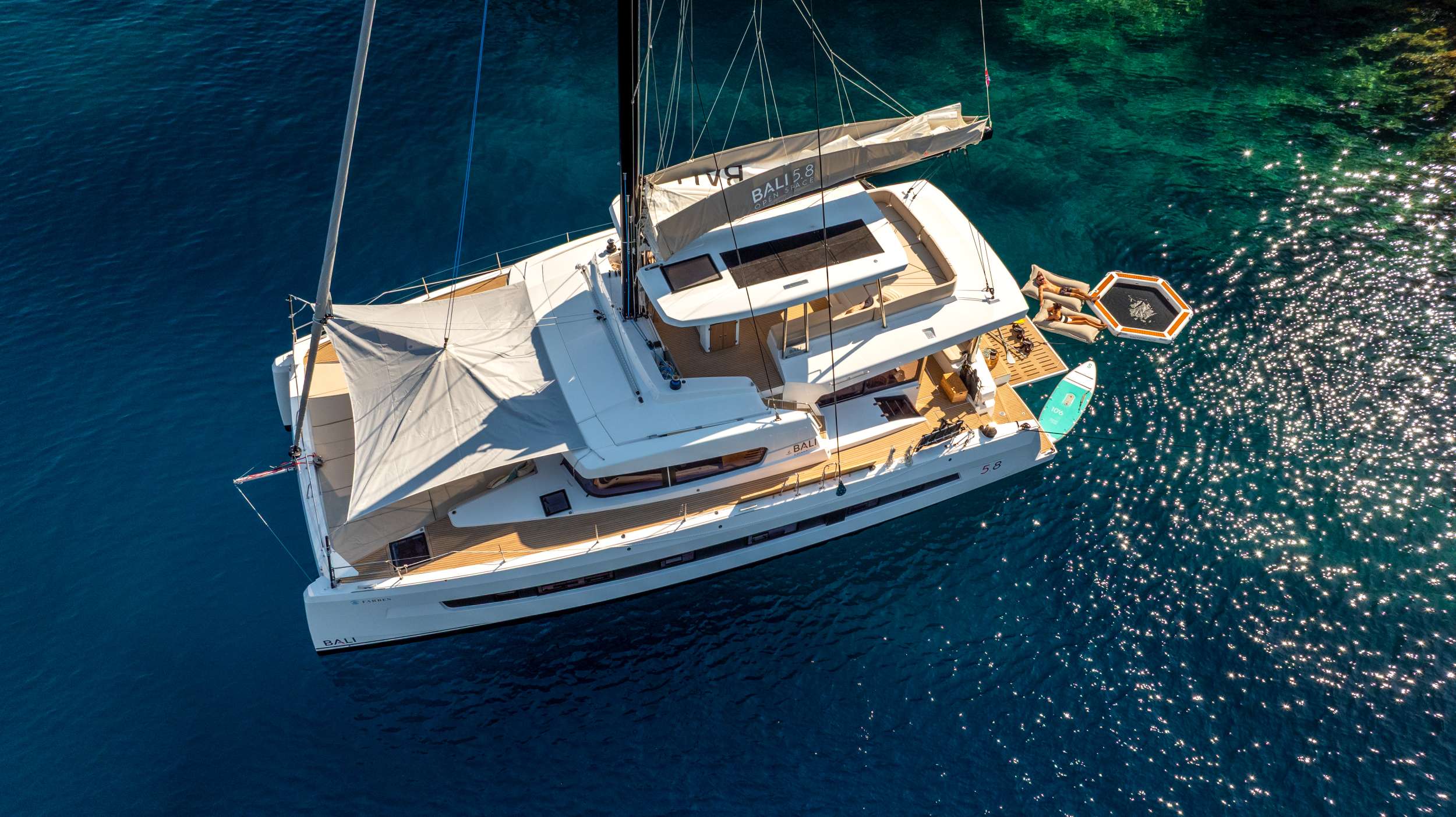 FARBEN - Bali 5.8 Crewed Sailing Catamaran in Croatia
