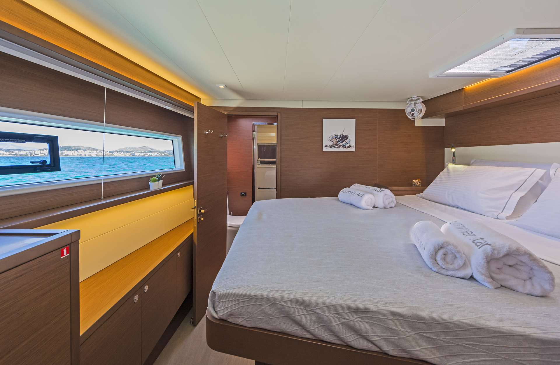 SUMMER STAR - Lagoon 52F guest cabin