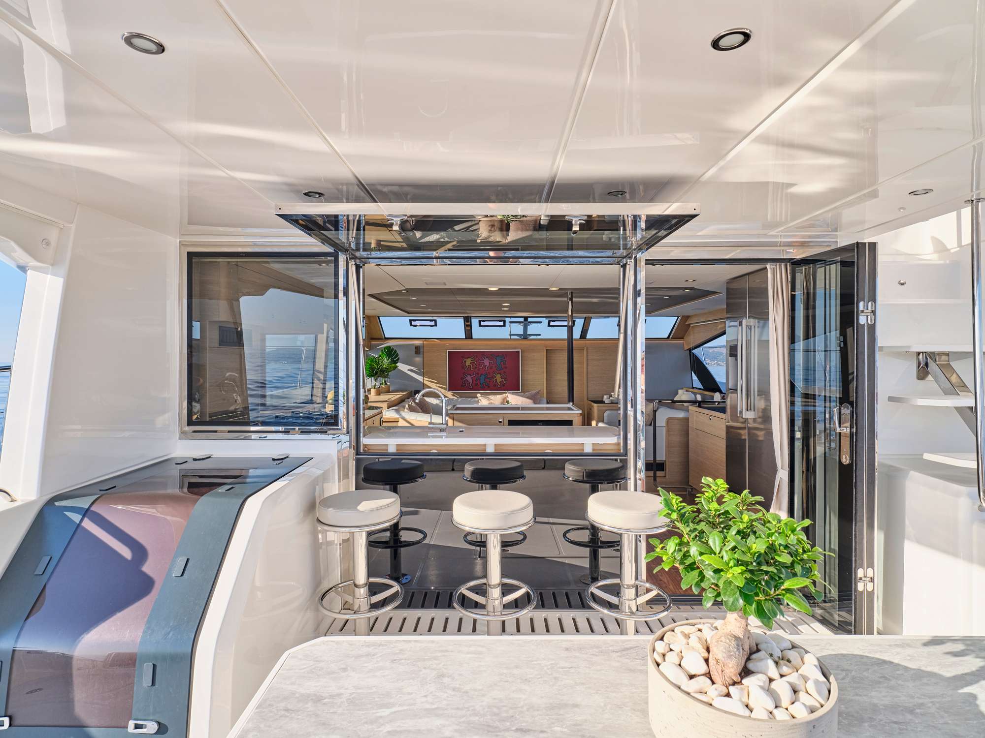 EXPLORION - Aquila 54 aft deck