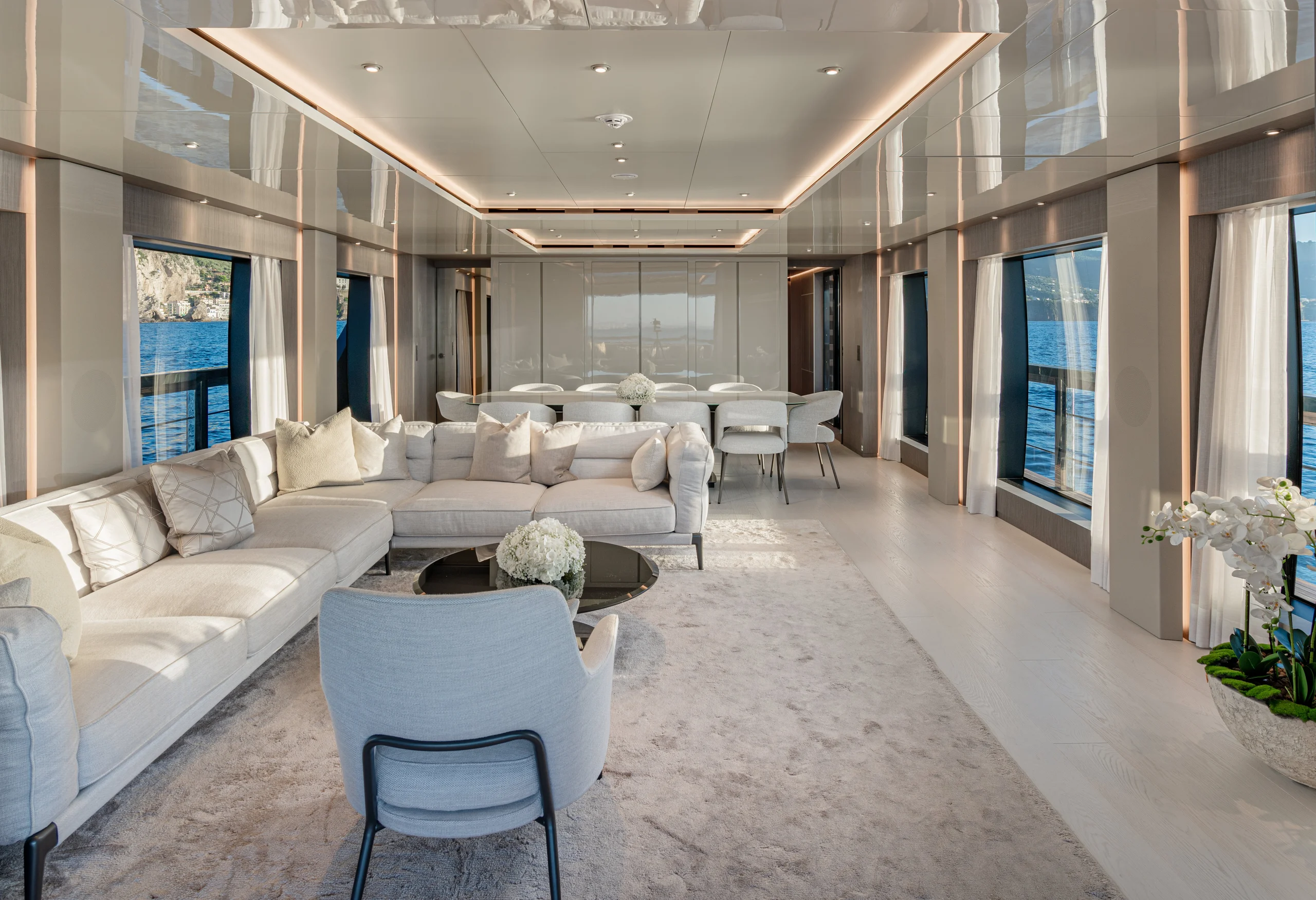 MARICAN FOREVER - 2024 Ferretti Custom Line 106' main saloon