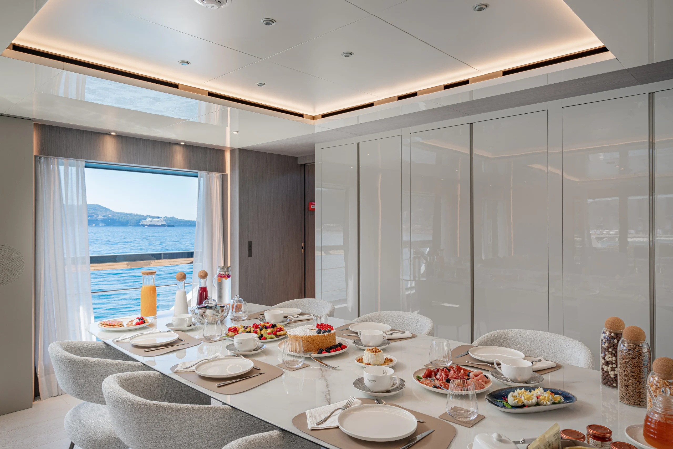 MARICAN FOREVER - 2024 Ferretti Custom Line 106' interior dining