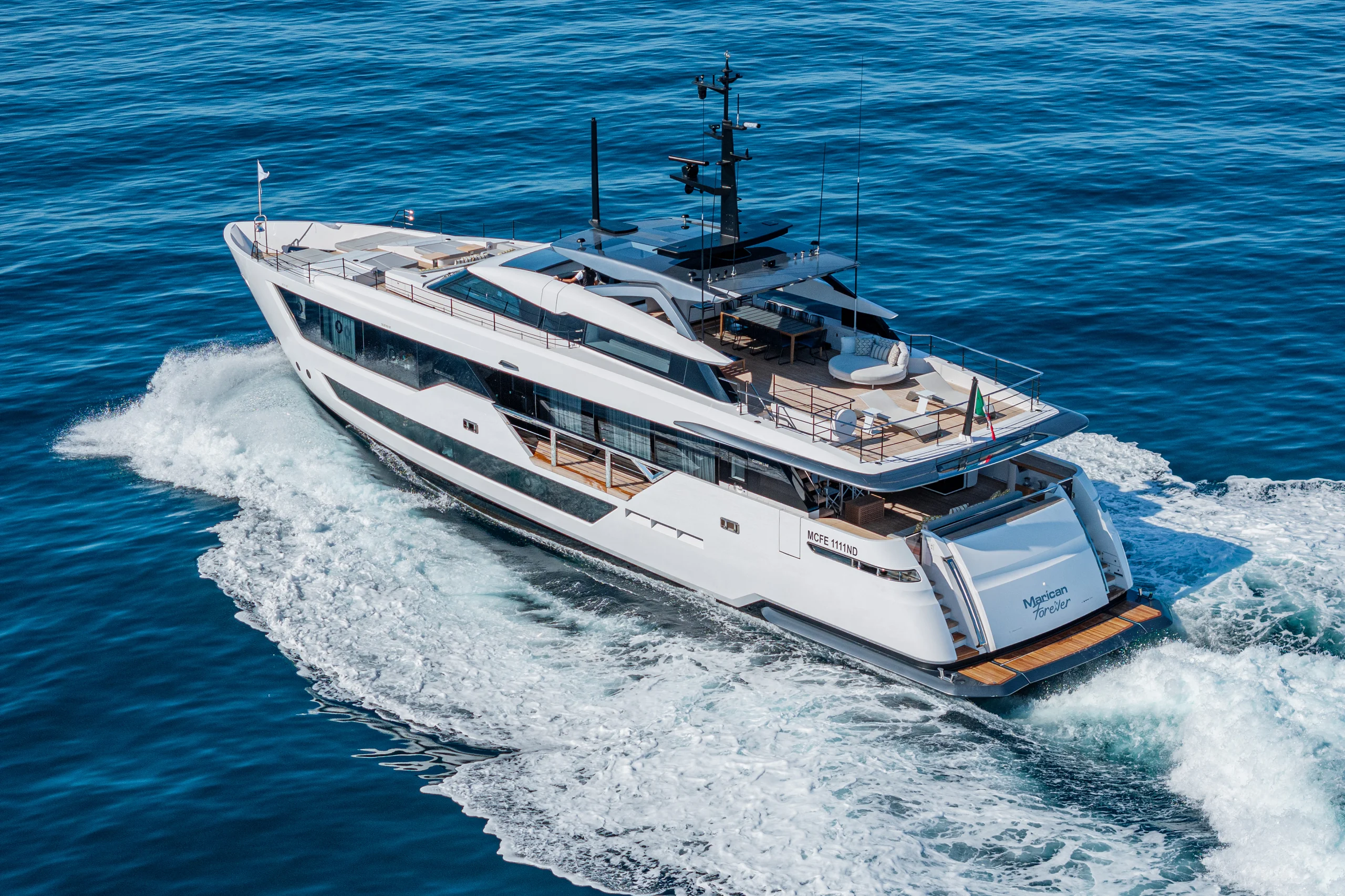 MARICAN FOREVER - 2024 Ferretti Custom Line 106' Sardinia, Sicily & Amalfi Coast Luxury Crewed Motor Yacht for charter in Italy