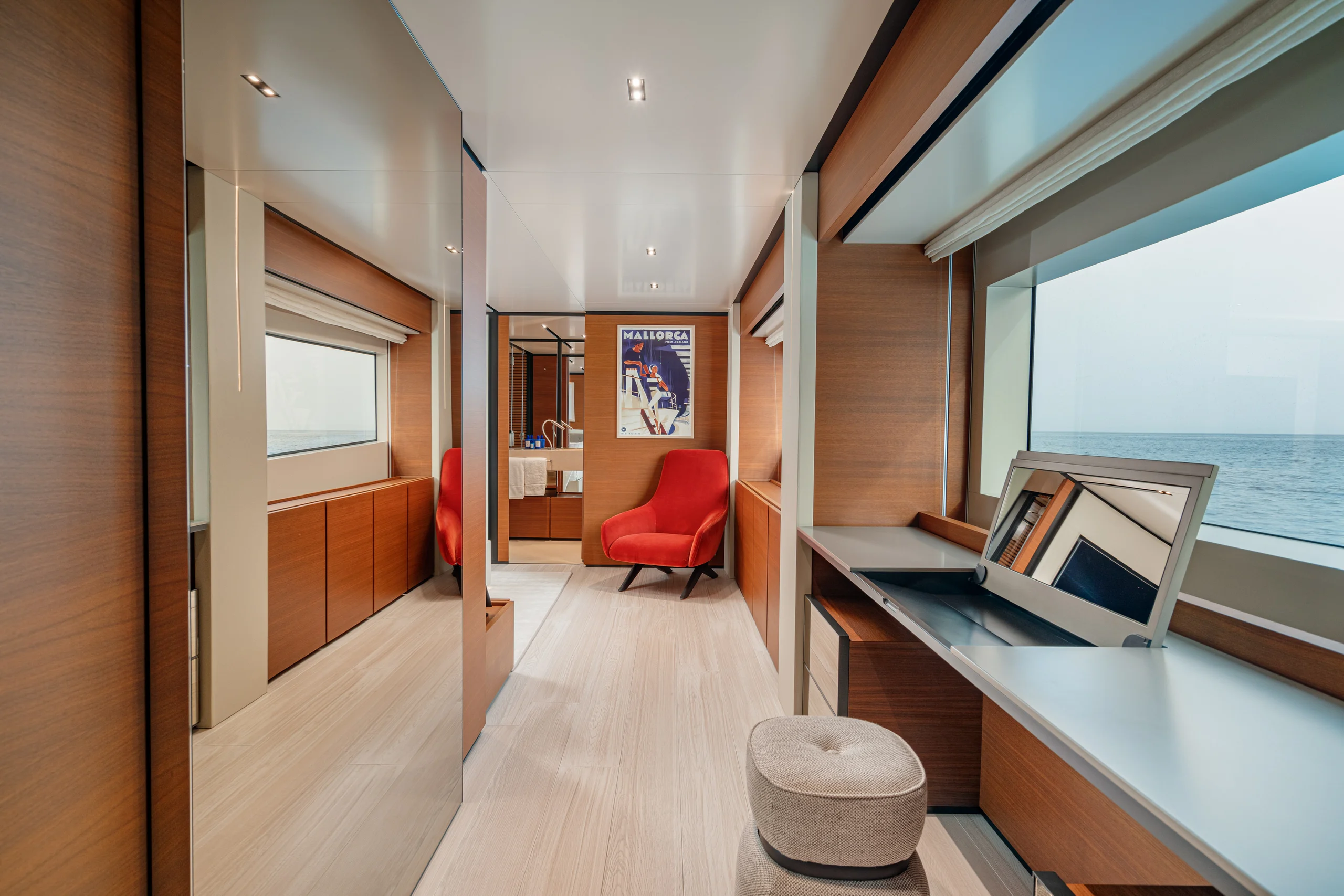 DIANA II - Custom Line 33m Amalfi Coast Luxury Crewed Superyacht charter vanity table