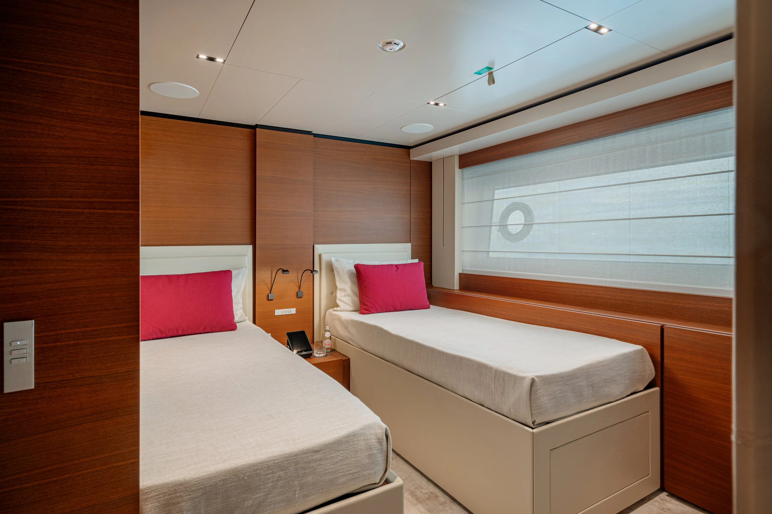DIANA II - Custom Line 33m Amalfi Coast Luxury Crewed Superyacht charter twin cabin