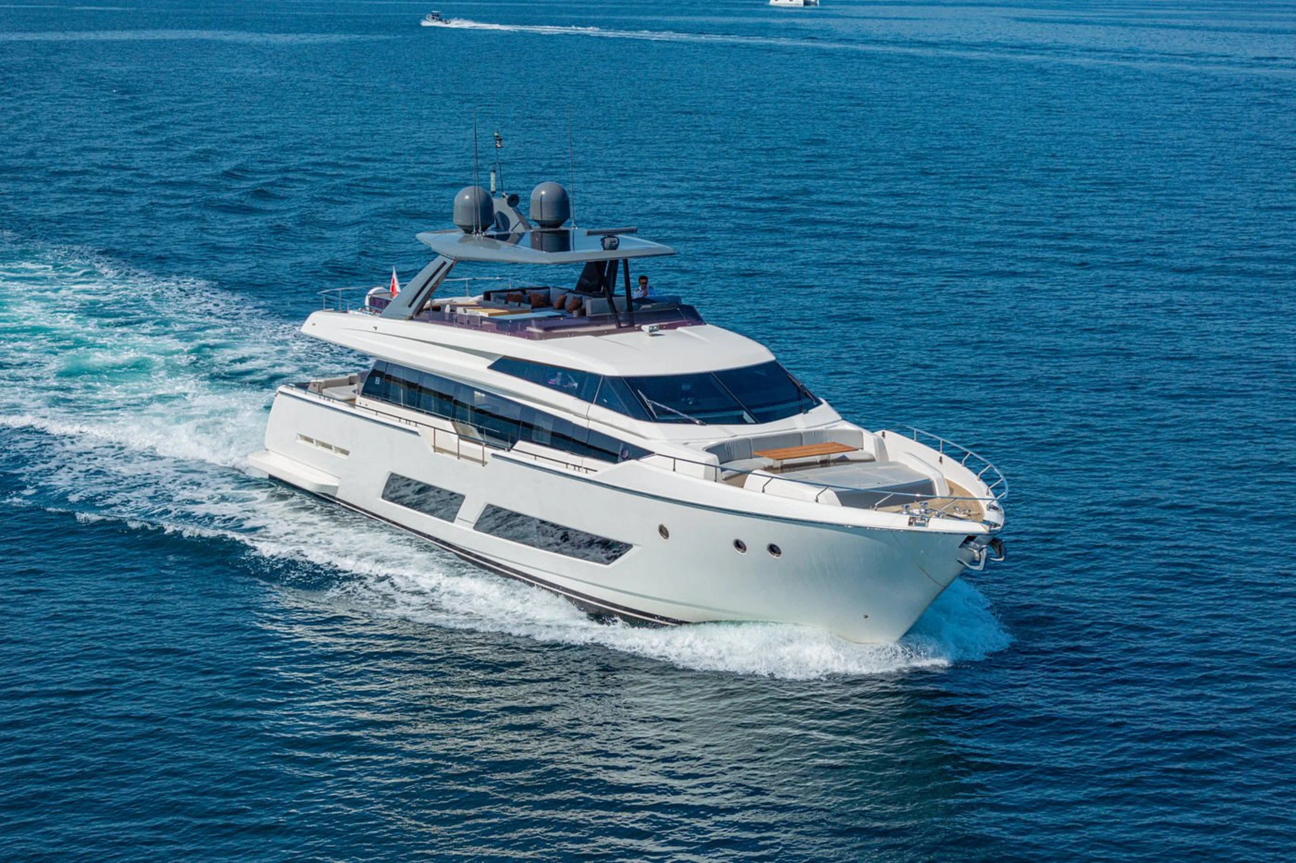 E3 - Ferretti 850 Luxury Crewed Motor Yacht for charter in Sicily, Sardinia and the Amalfi Coast