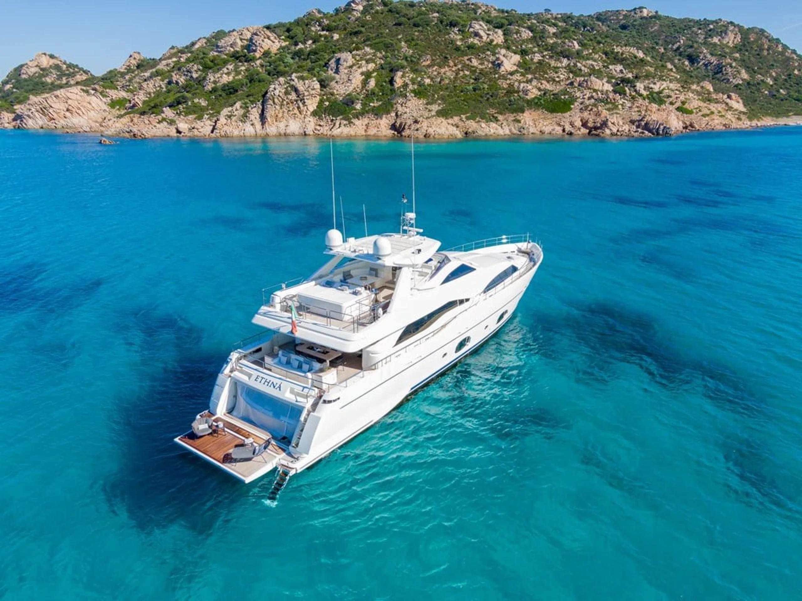 Sicily Motor Yacht Charters - cruise is style and luxury with a professional crew and luxury amenities