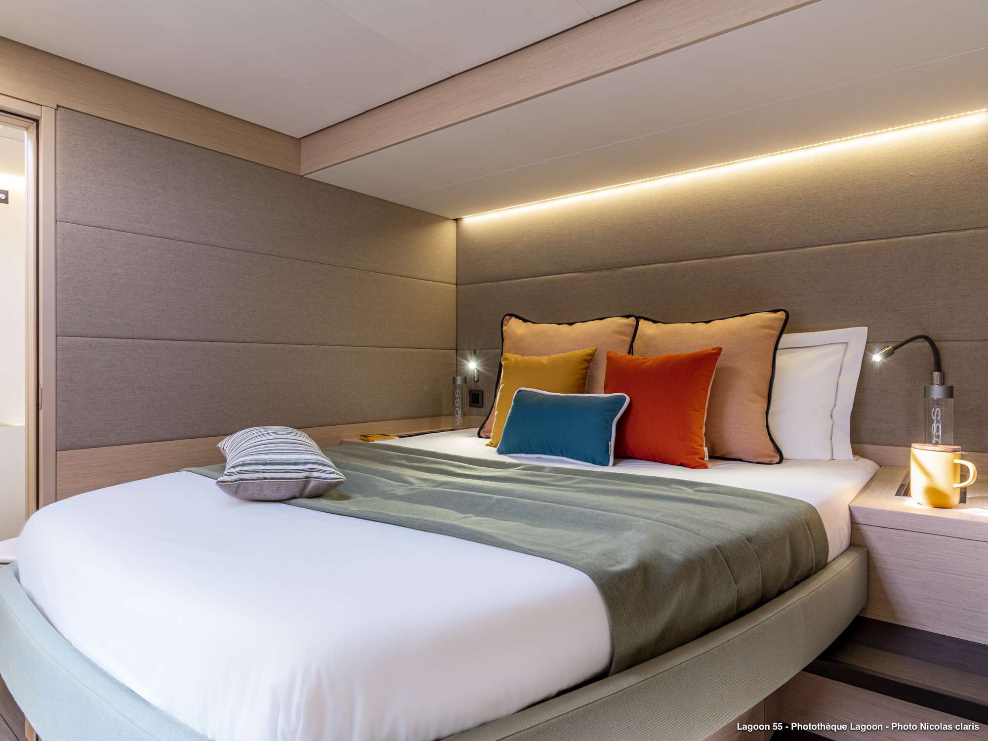 Lagoon 55 POSEIRA Greece Crewed Catamaran double cabin