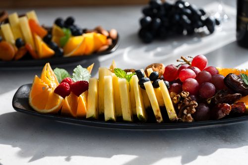 Lagoon 46 Crewed Catamaran JOANSEA food platter