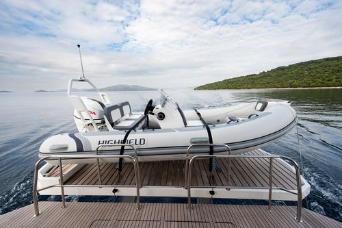 50hp tender water toys LADY M Lagoon 55 Croatia