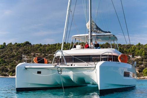 LADY M Lagoon 55 crewed catamaran Trogir Croatia