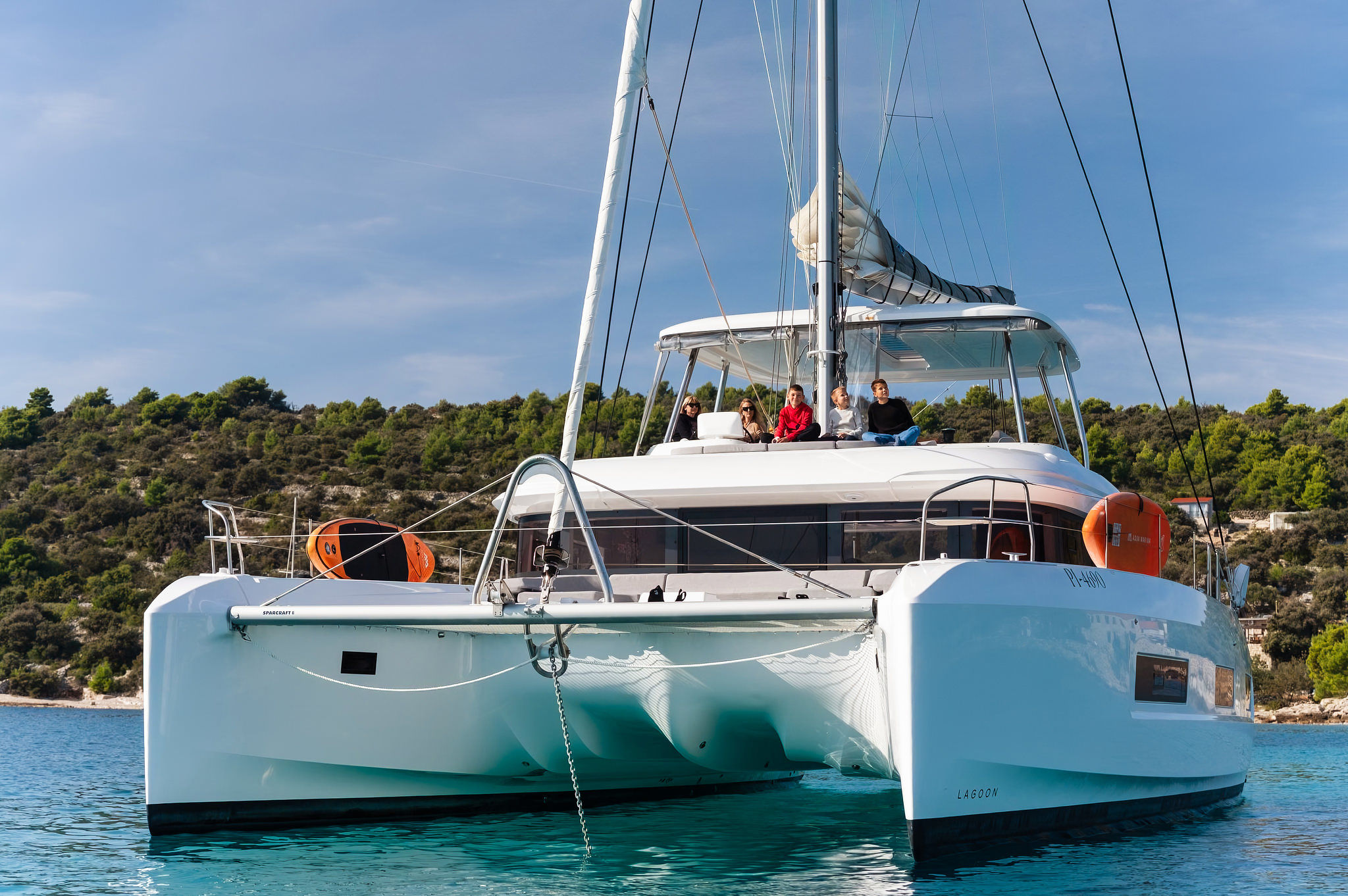 LADY M Lagoon 55 crewed catamaran Trogir Croatia