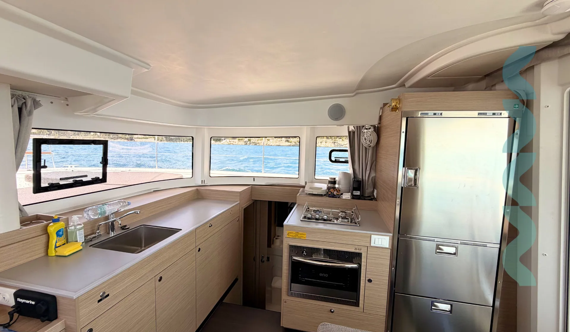 Lagoon 38 Bareboat Catamaran CORAL Galley