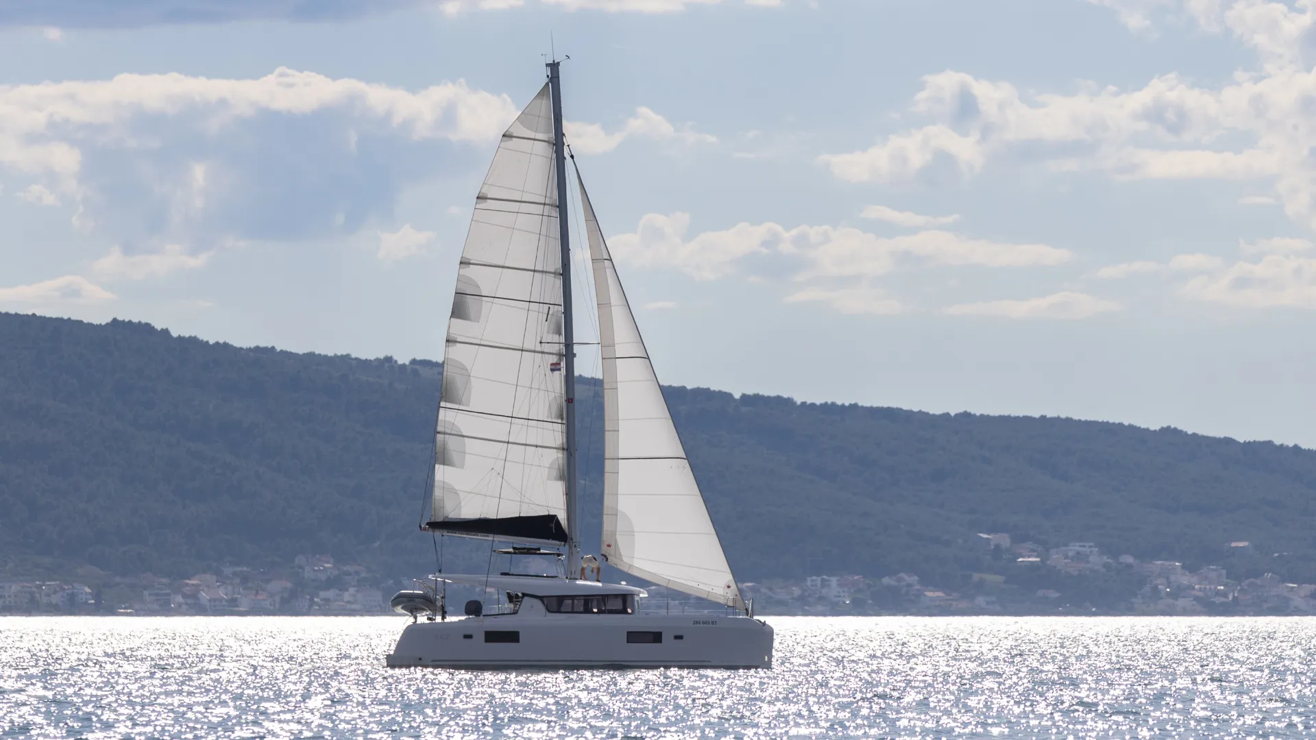 Croatia Bareboat Catamaran Lagoon 42 AVENTUS sailing