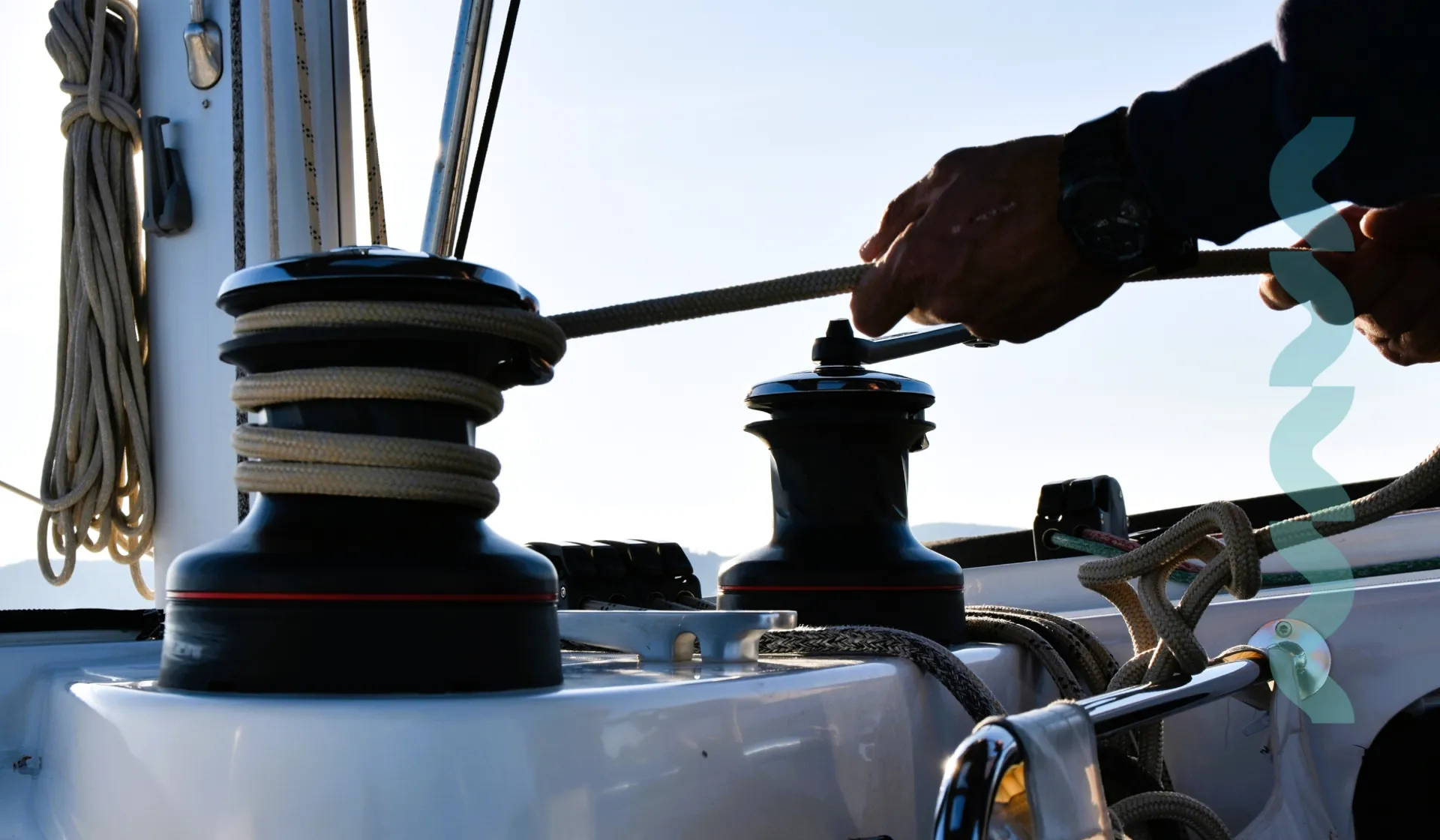 Croatia Bareboat Catamaran MAHI MAHI winch