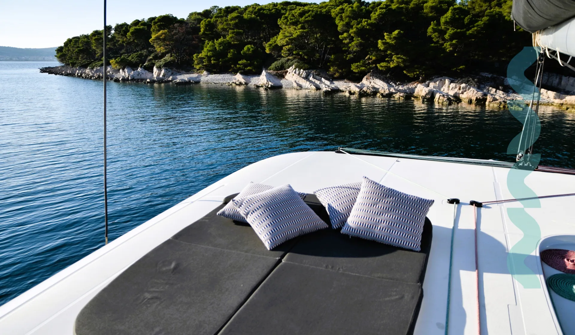 Croatia Bareboat Catamaran MAHI MAHI flybridge
