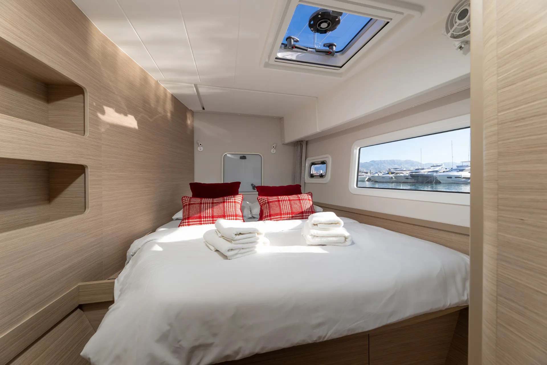 Croatia Bareboat Catamaran SAX IV Lagoon 42 cabin 2