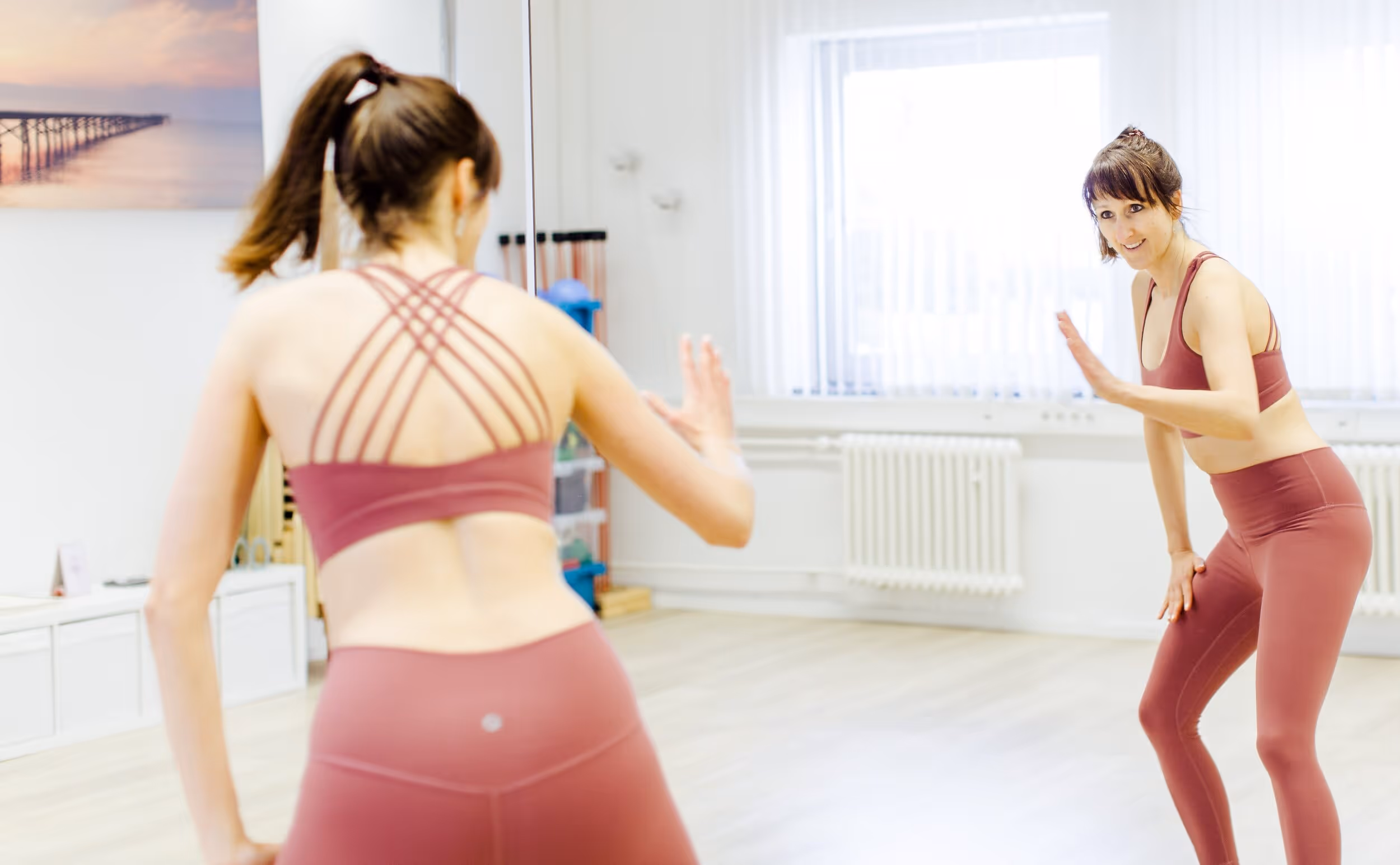 Eine Latin Dance Zumba Übung im STUDIO8 in Nagold