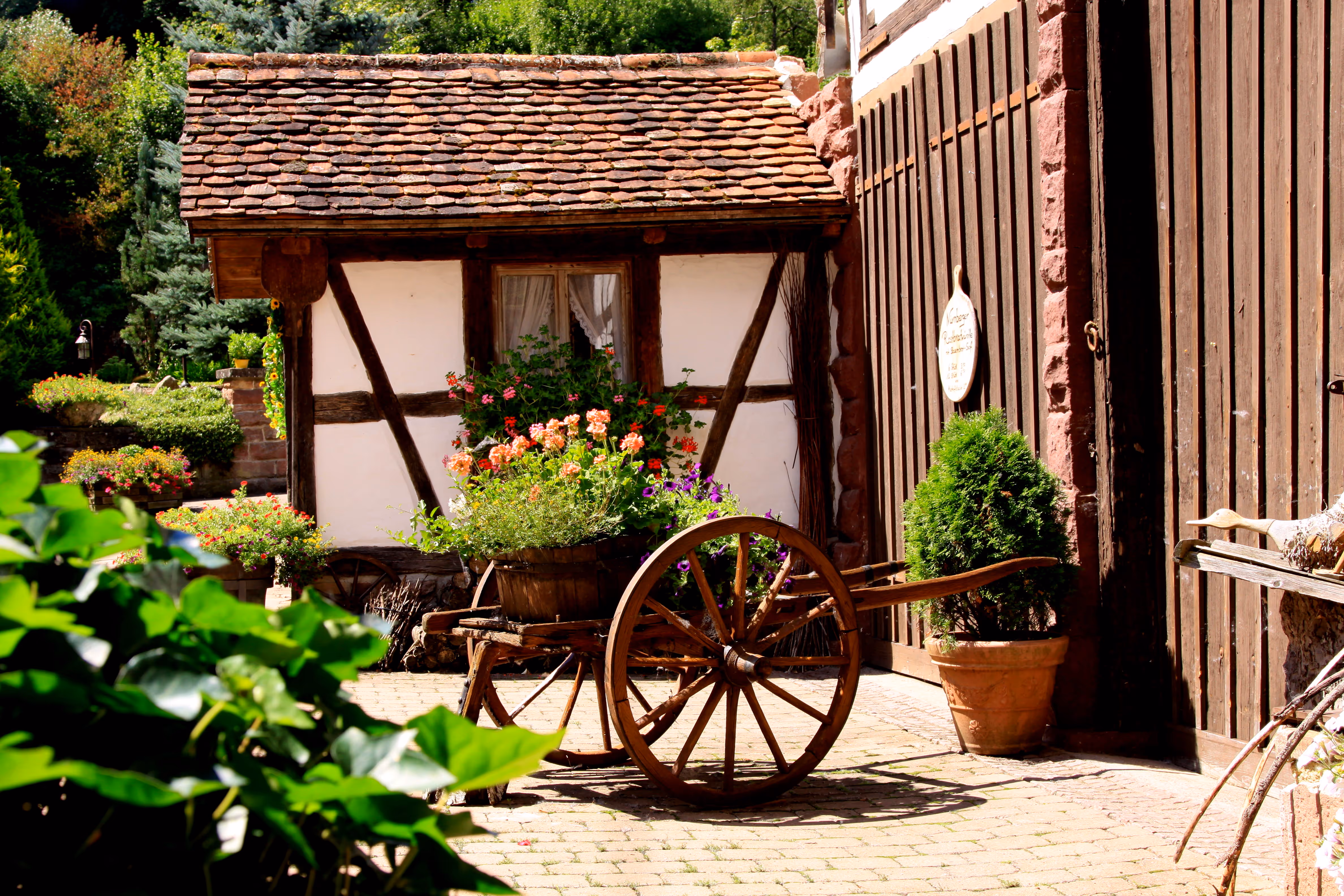 Bild der Scheunde der Pfrondorfer Mühle