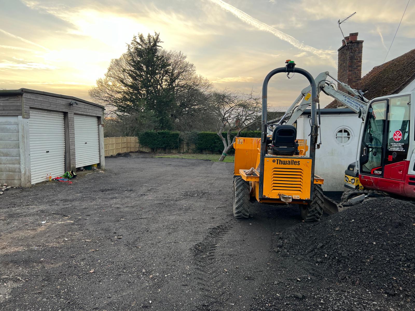 Digger and Dumper Hire with Driver