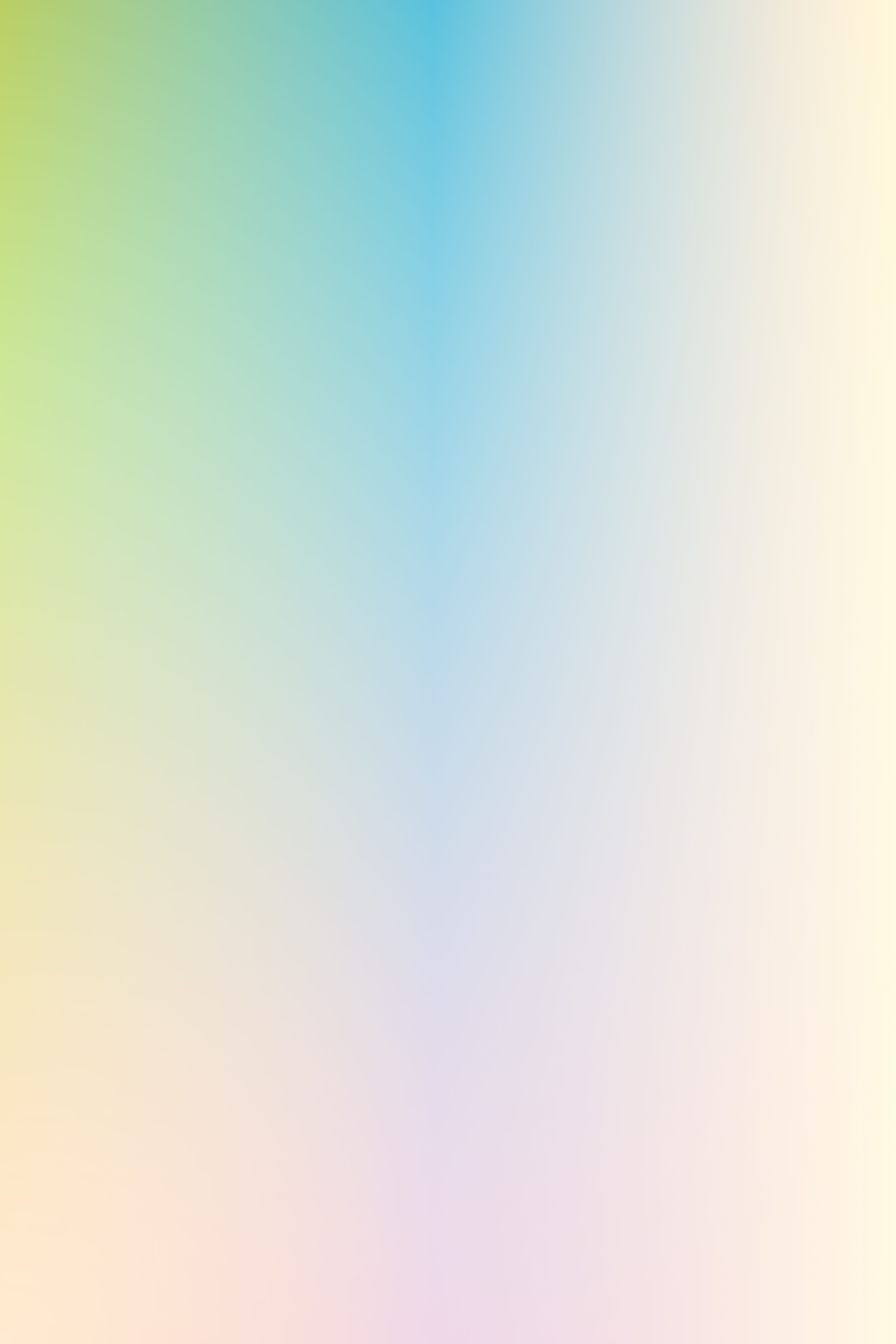 Soft gradient background blending pastel yellow, green, blue, and pink colors.