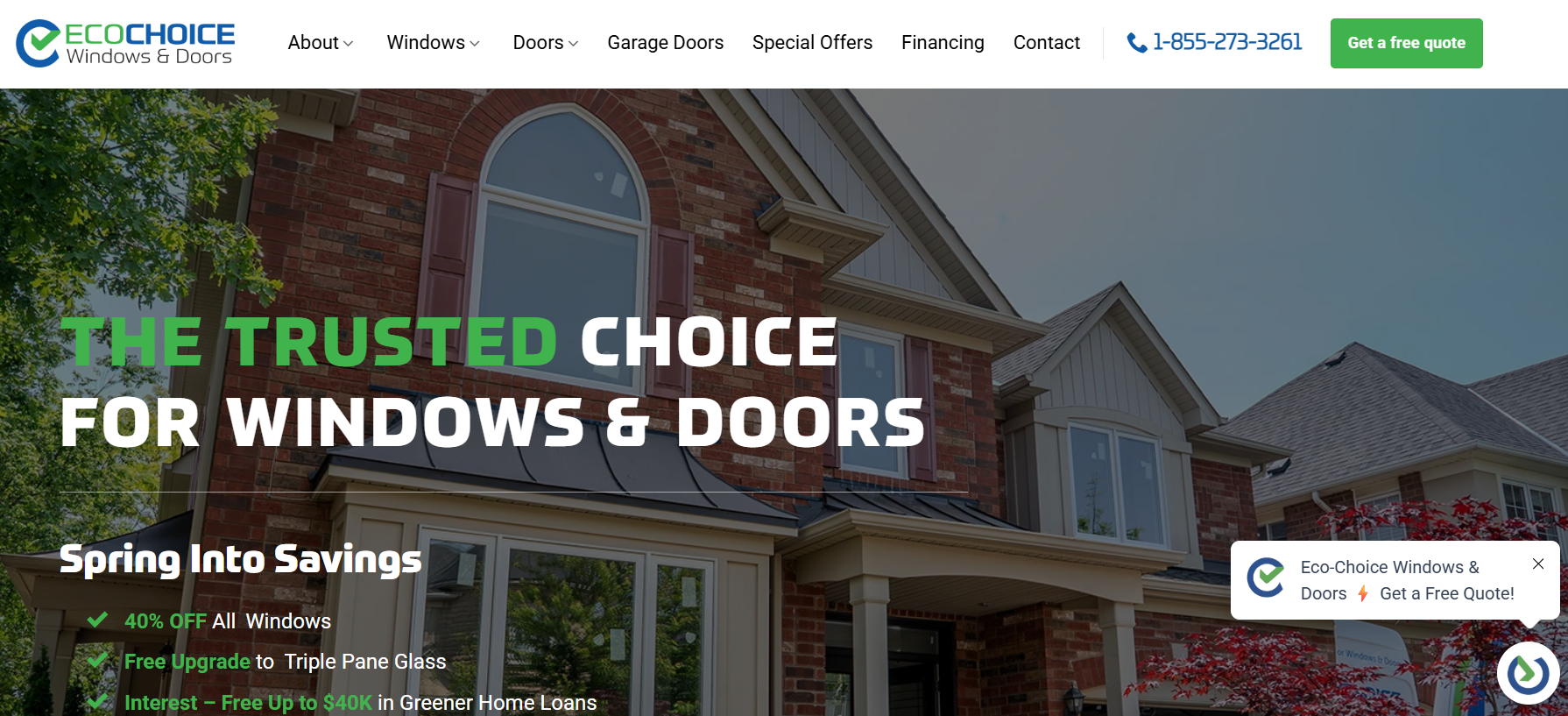 EcoChoice window company Hamilton