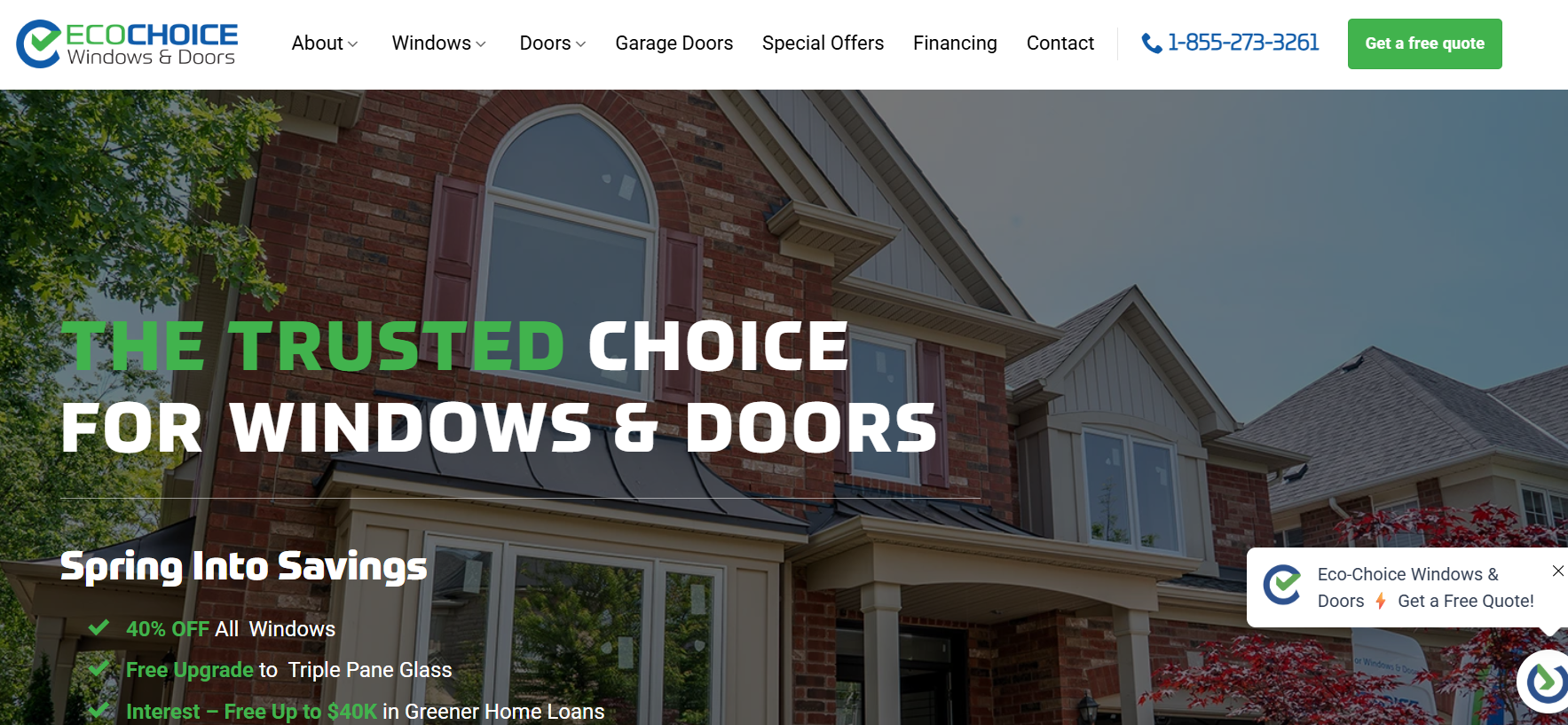 EcoChoice window company Toronto
