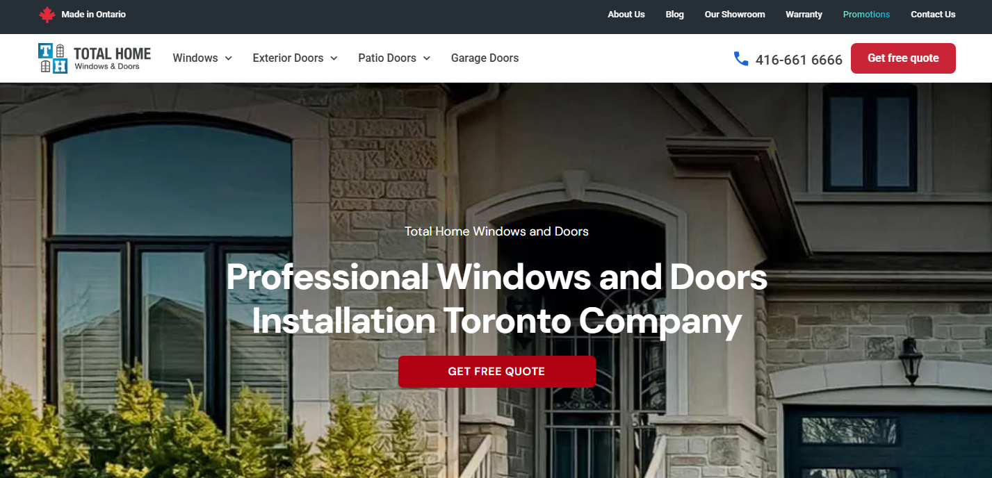 Total Home window company Toronto