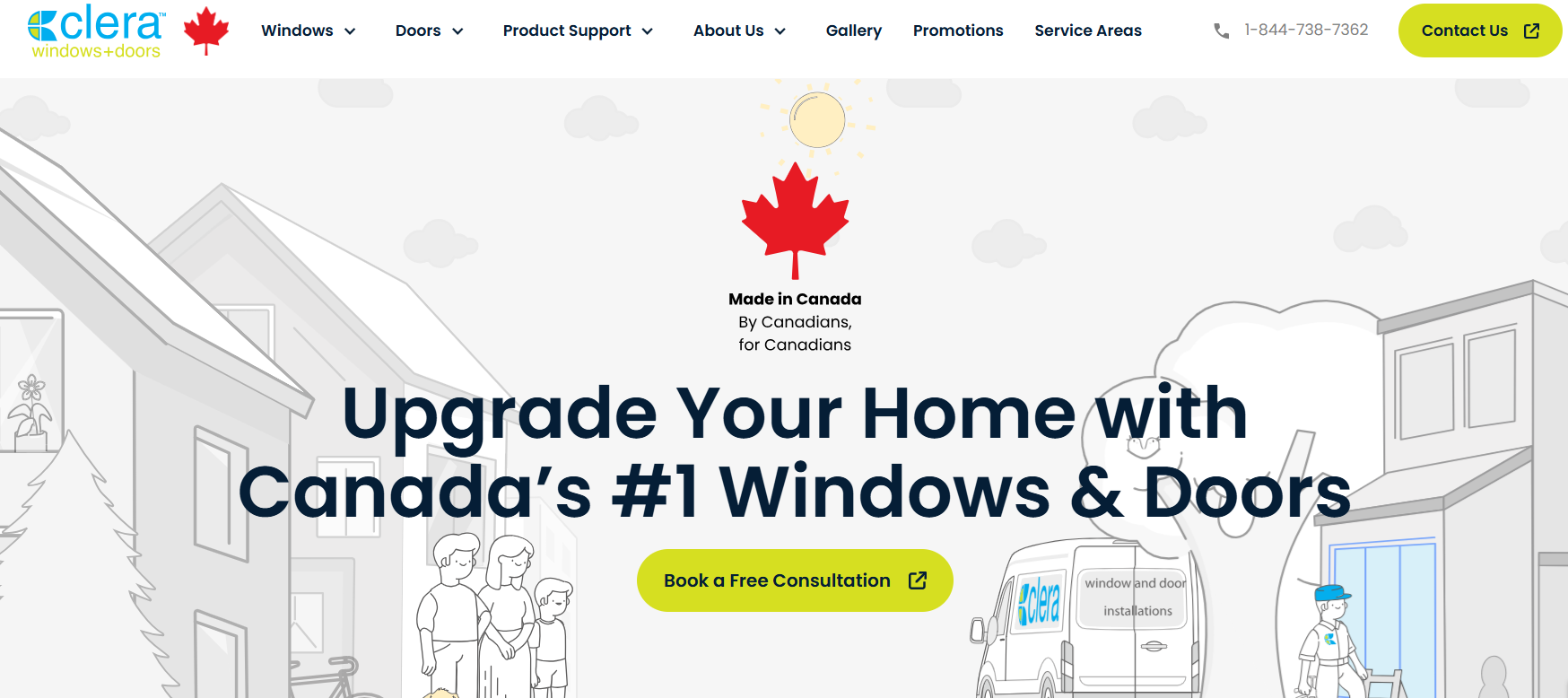 Clera window manufacturer in Ontario