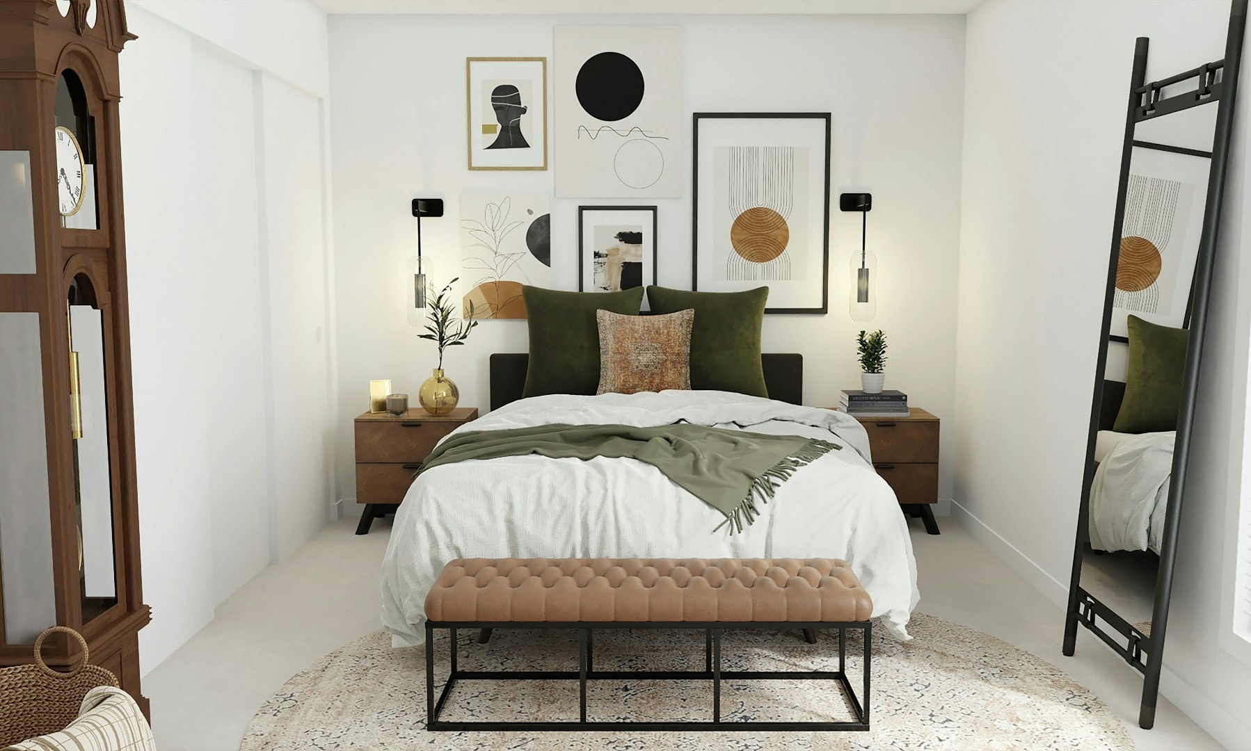 basement bedroom layout