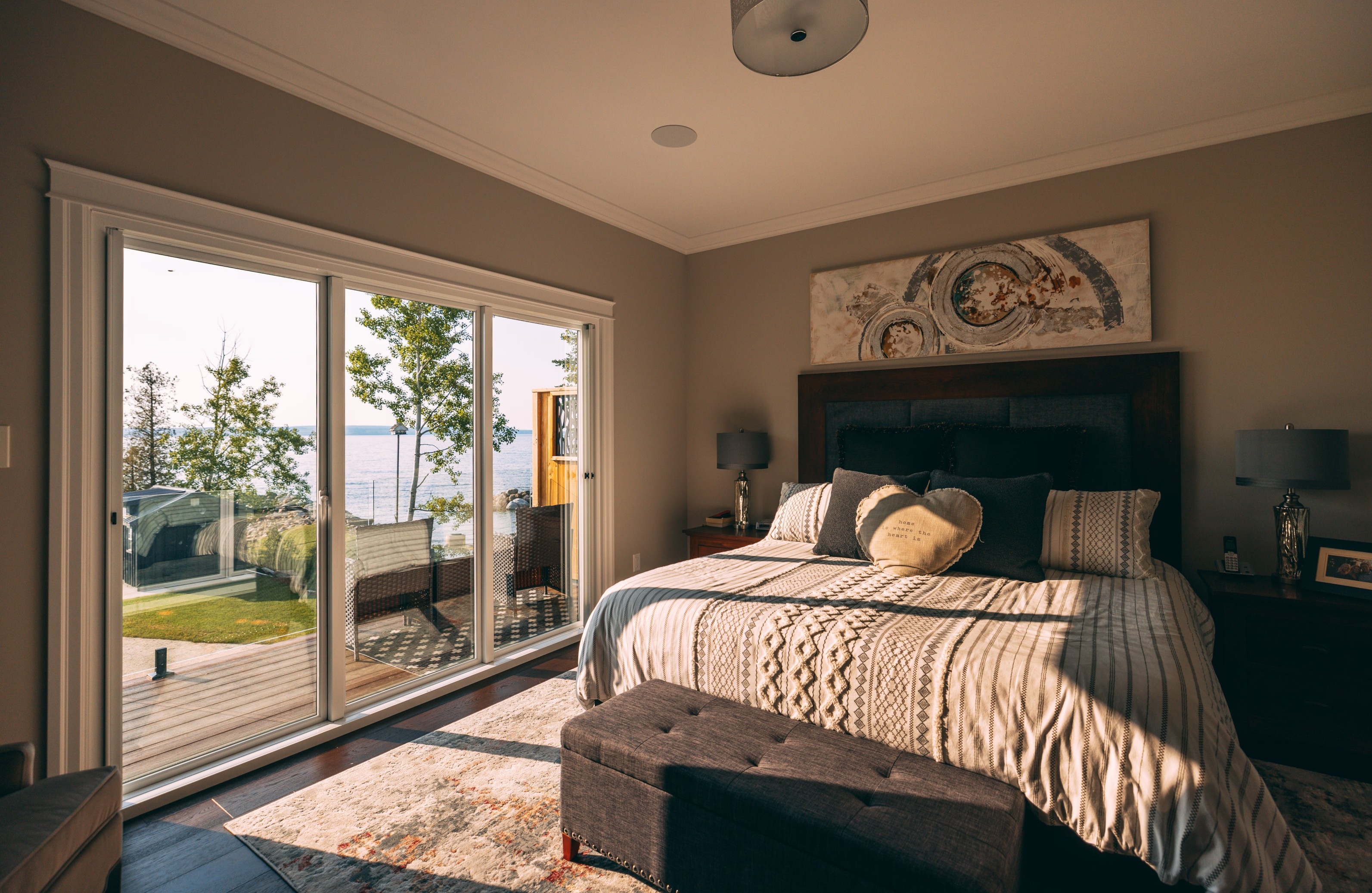 energy efficient patio doors in bedroom