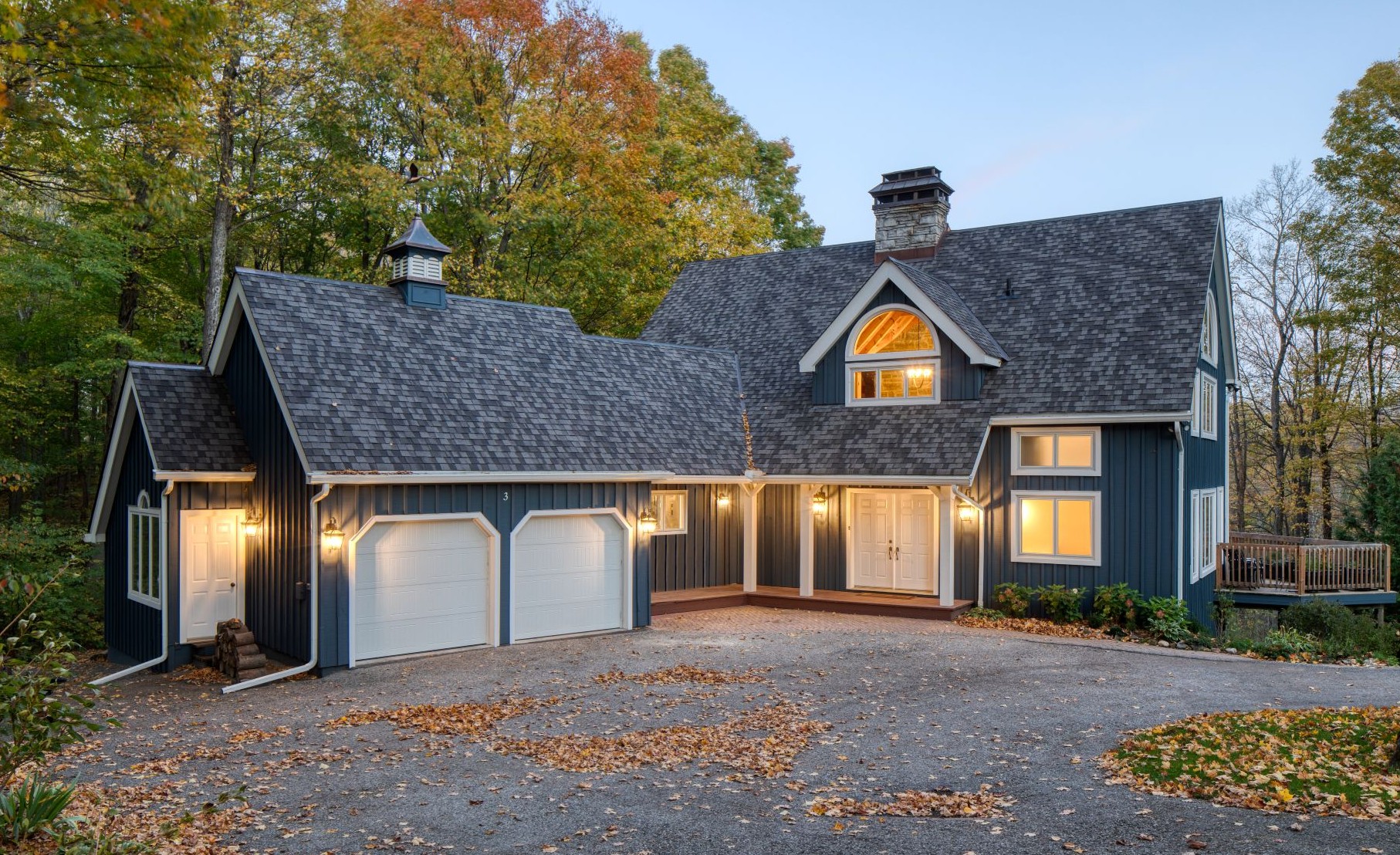 house with round window