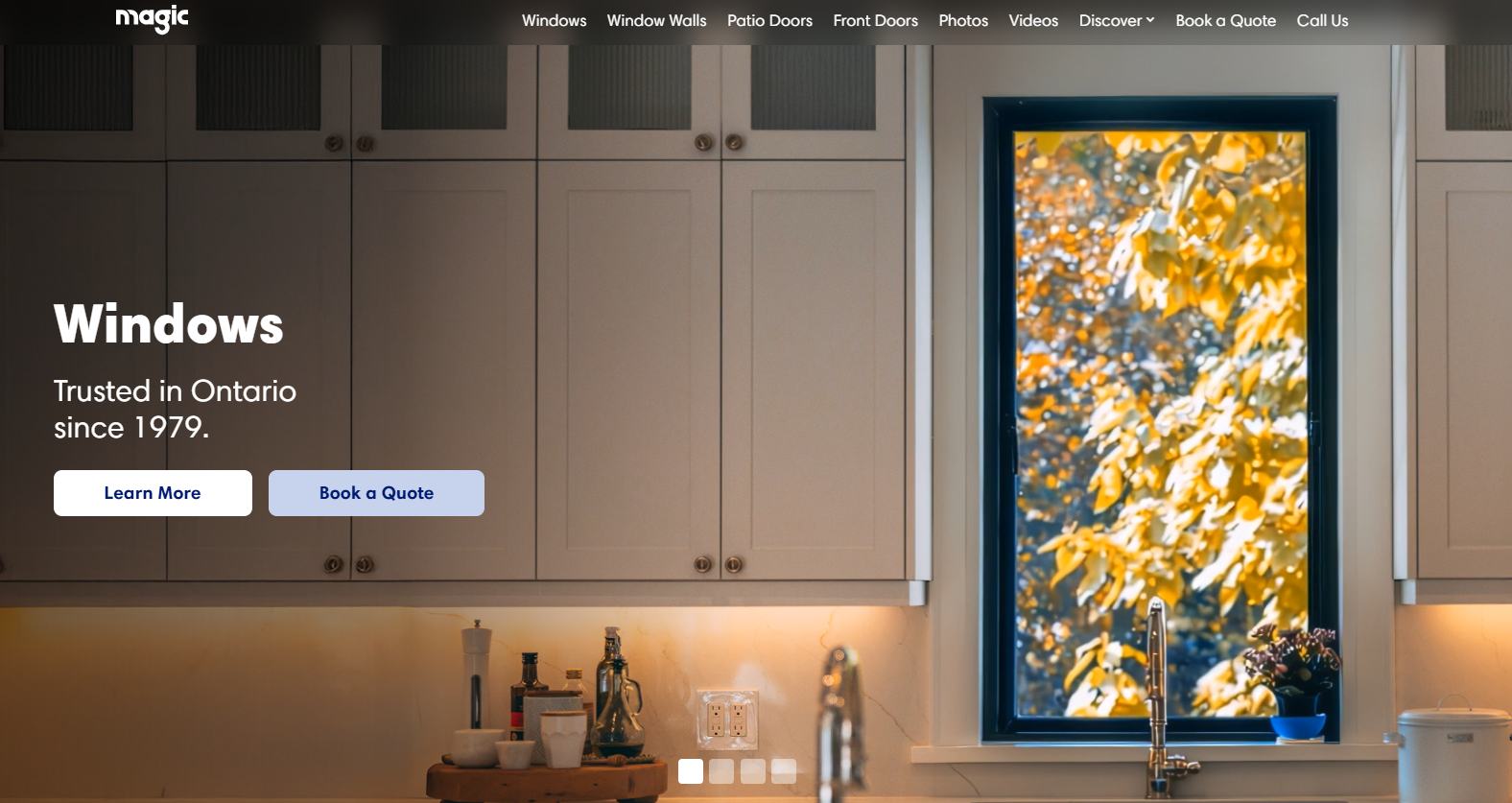 Magic window company Guelph homepage