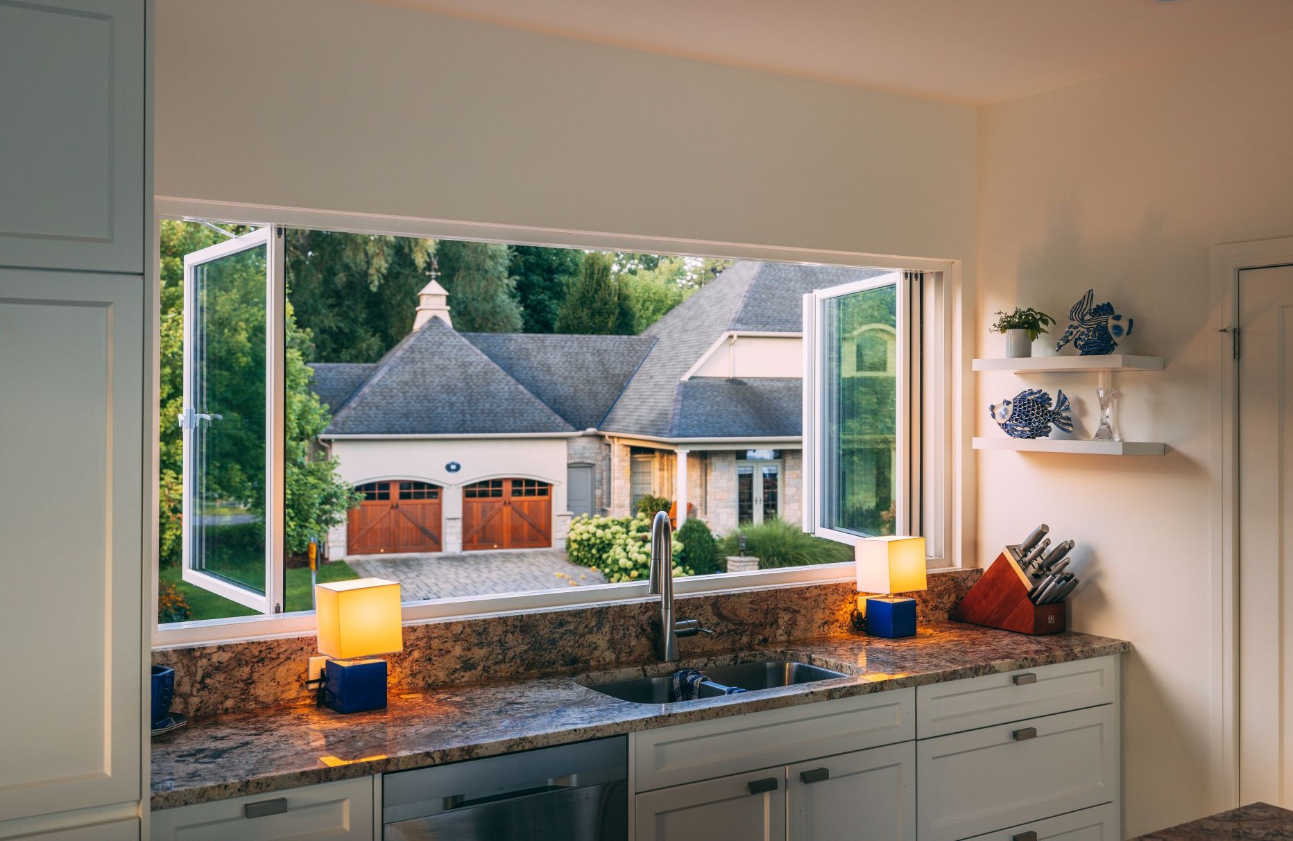 kitchen pass-through window