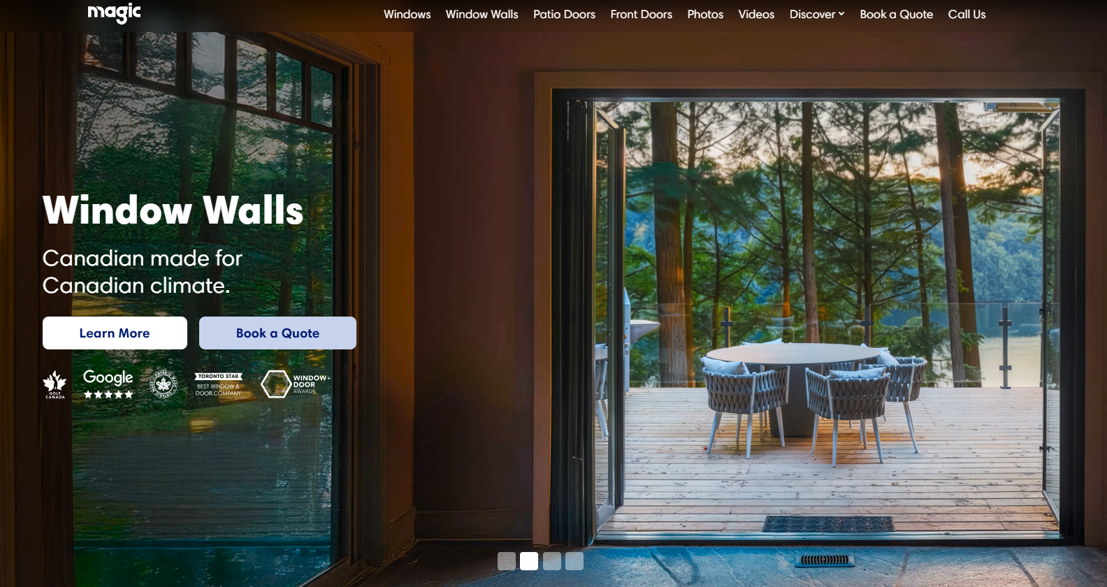Magic Windows and Doors homepage