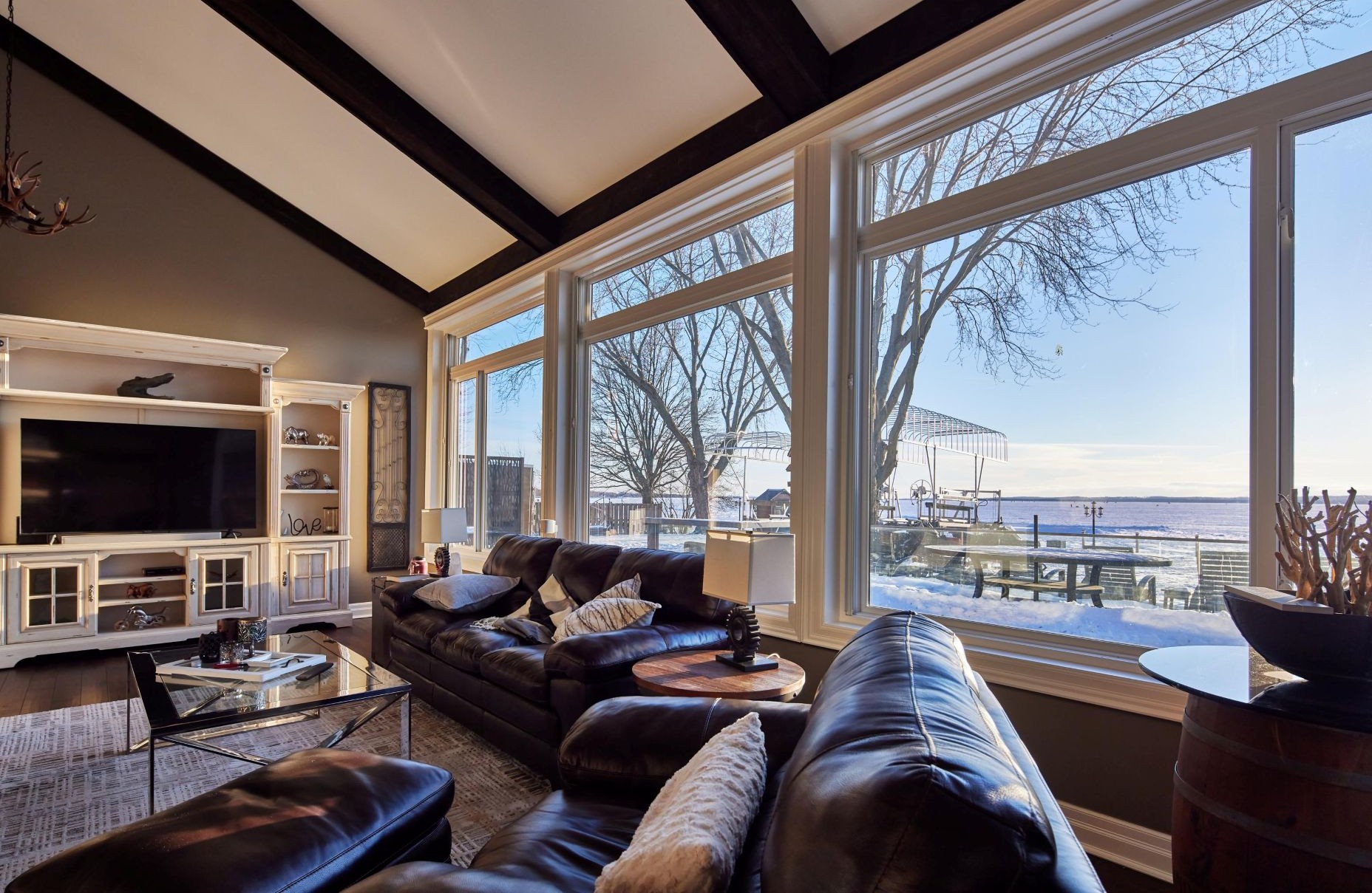 living room with multiple large igus