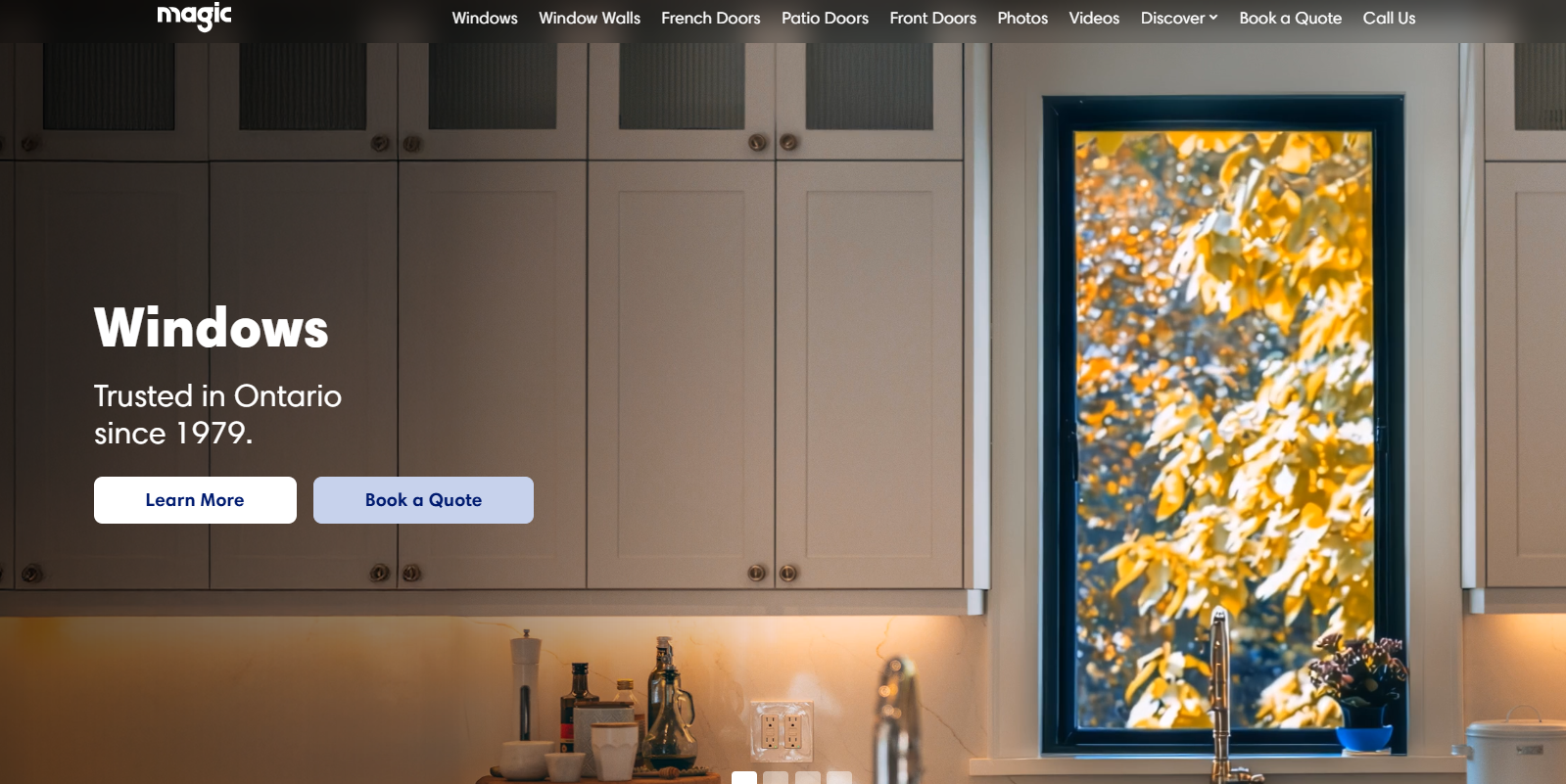 Magic Windows and Doors homepage