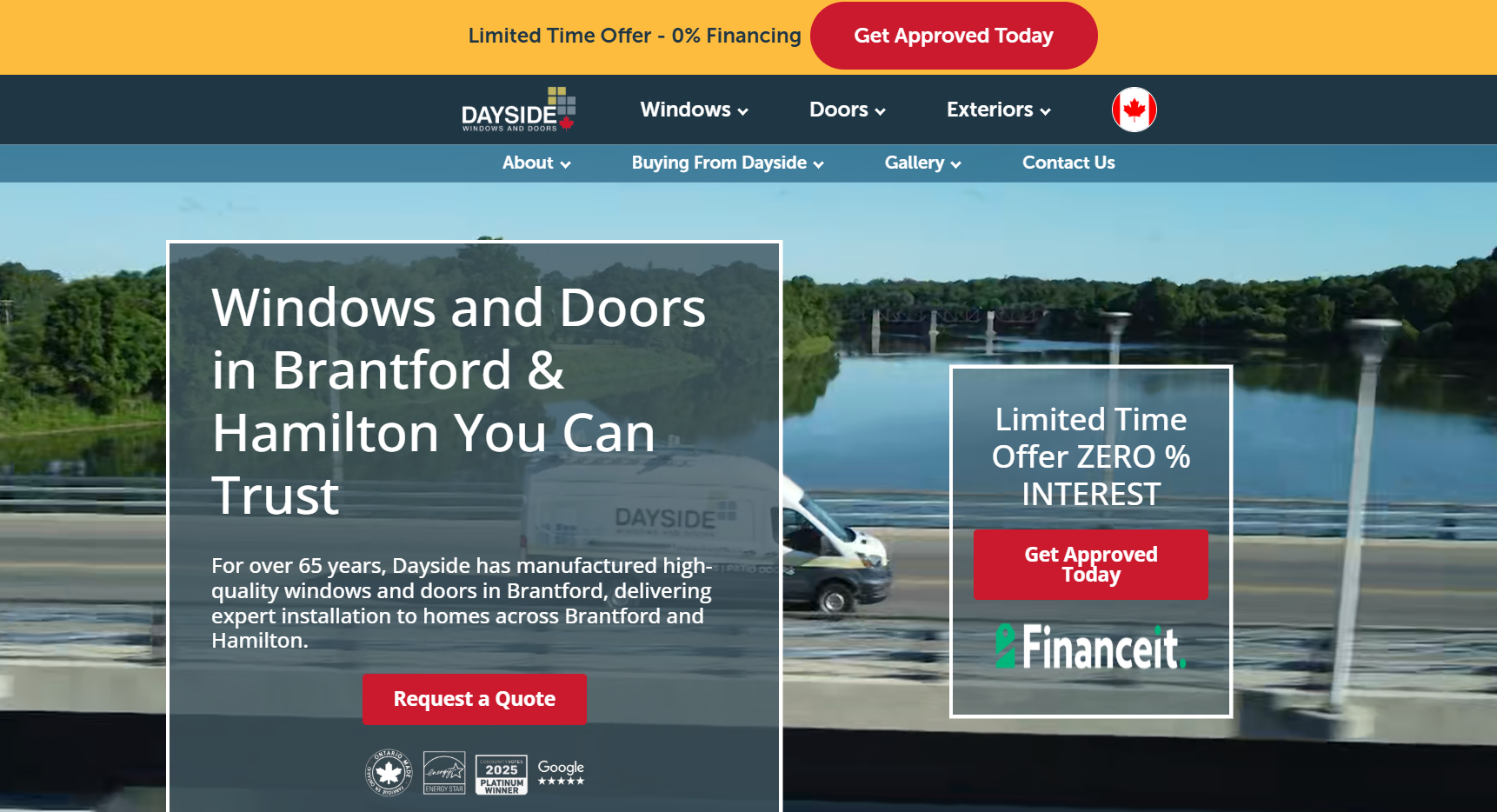 Dayside Windows and Doors homepage