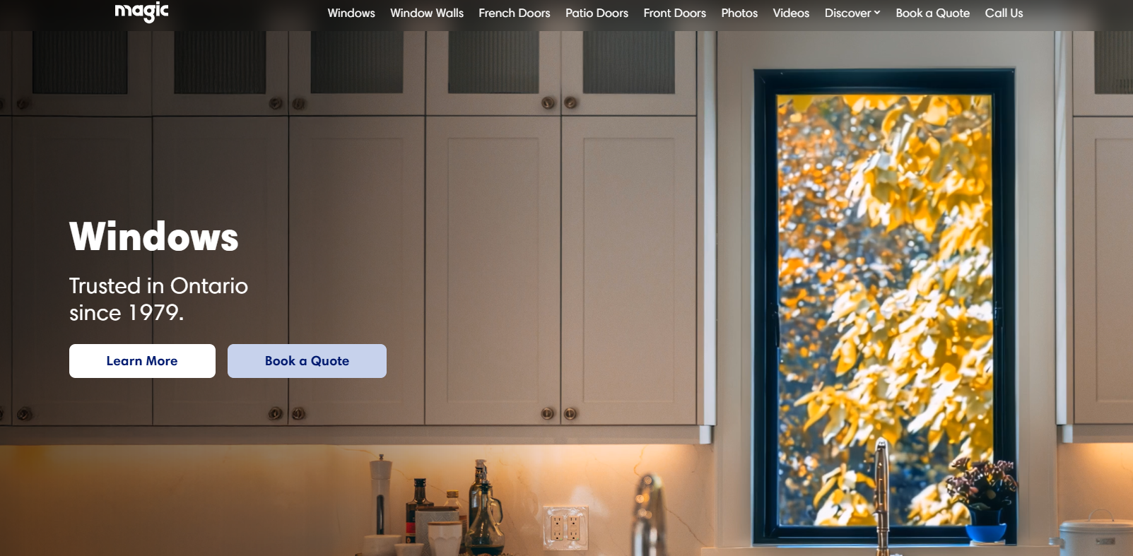 Magic Windows and Doors homepage